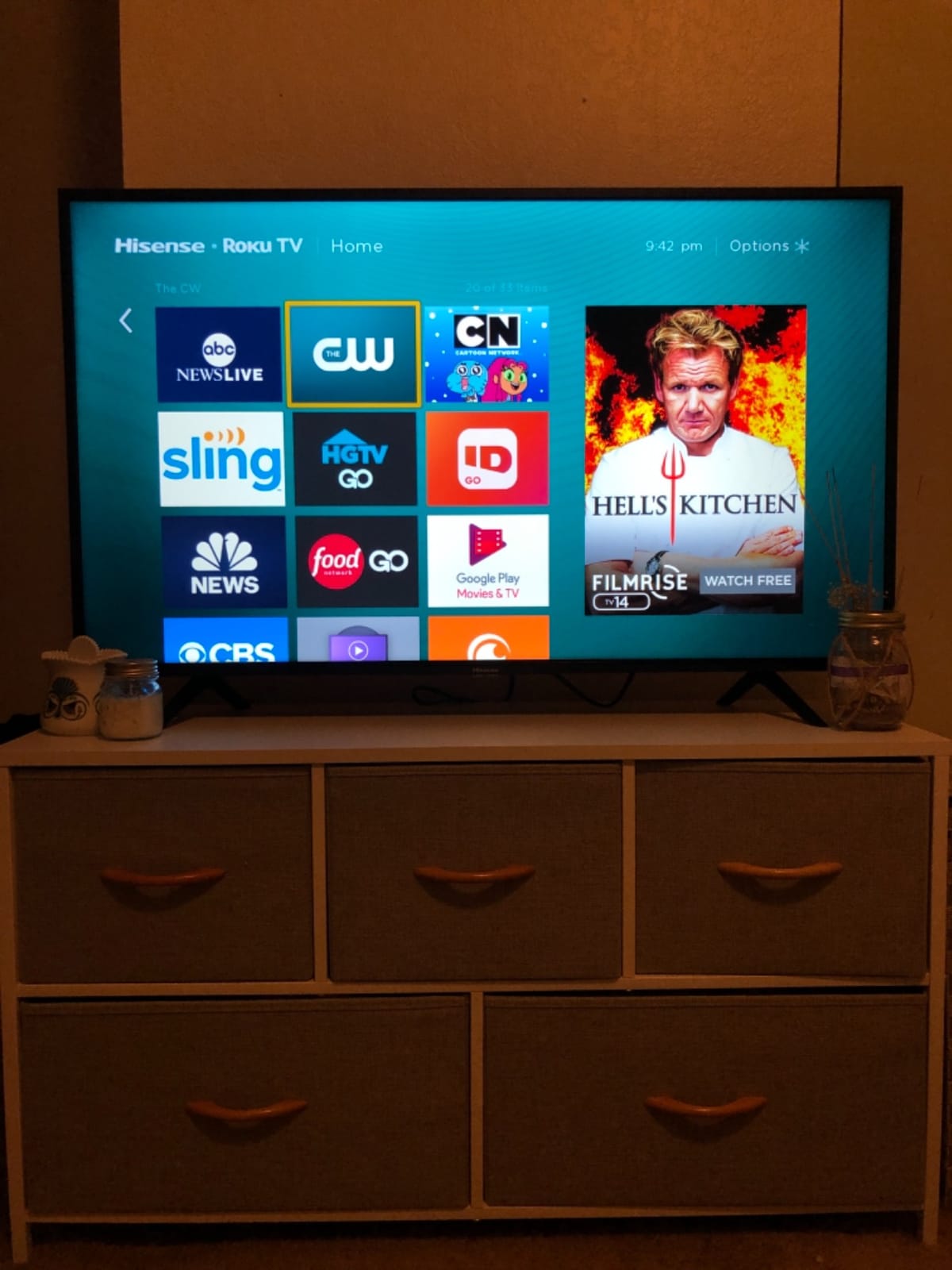 Hisense 43-Inch Class H4 Series LED Roku Smart TV with Alexa Compatibility (43H4F, 2020 Model) customer photo 1