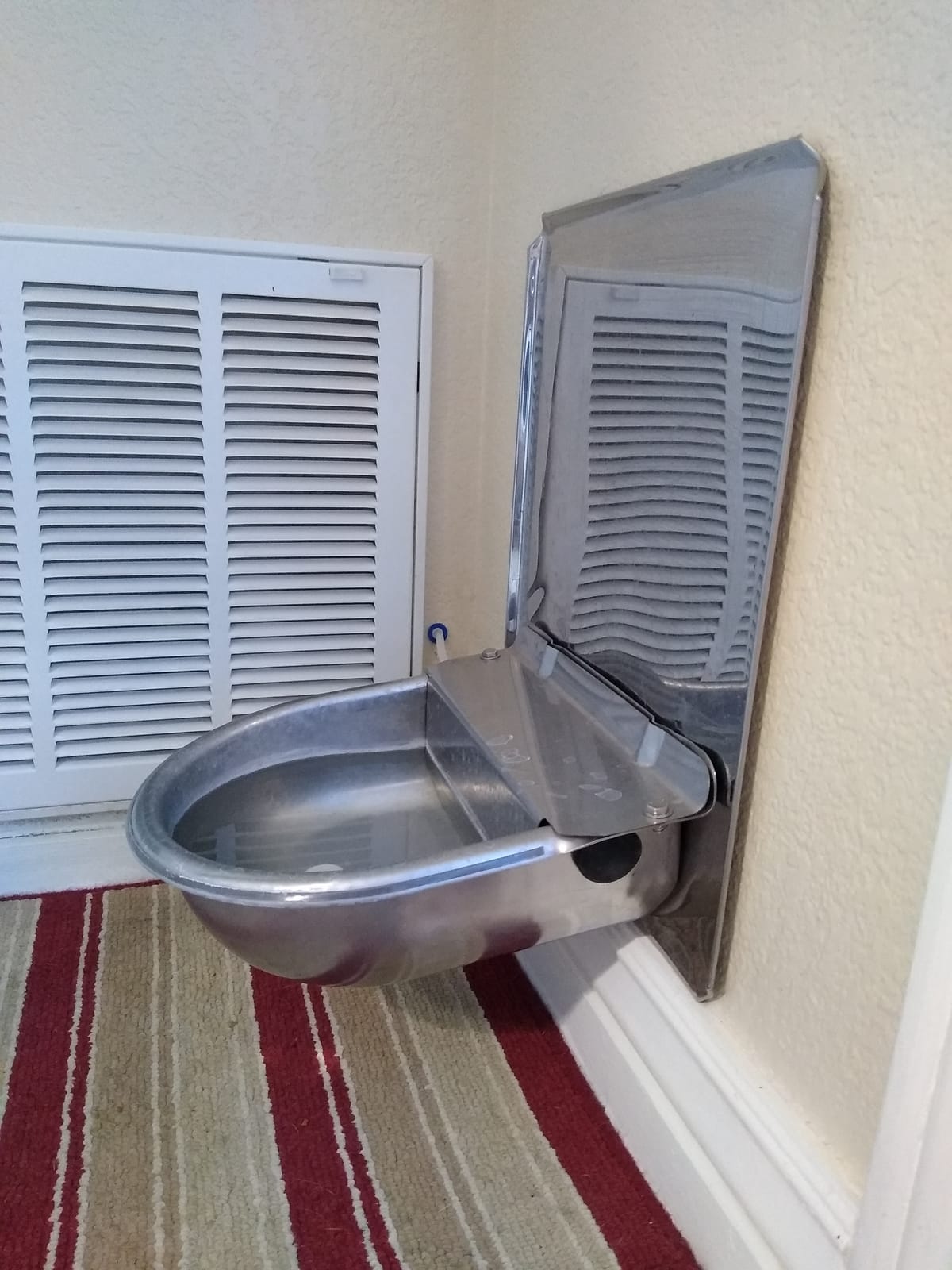 Automatic Horse Waterer Large Livestock Water Bowl 1.35Gal Stainless Steel Trough for Cattle Cow Pig Sheep Pet Dog customer photo 2