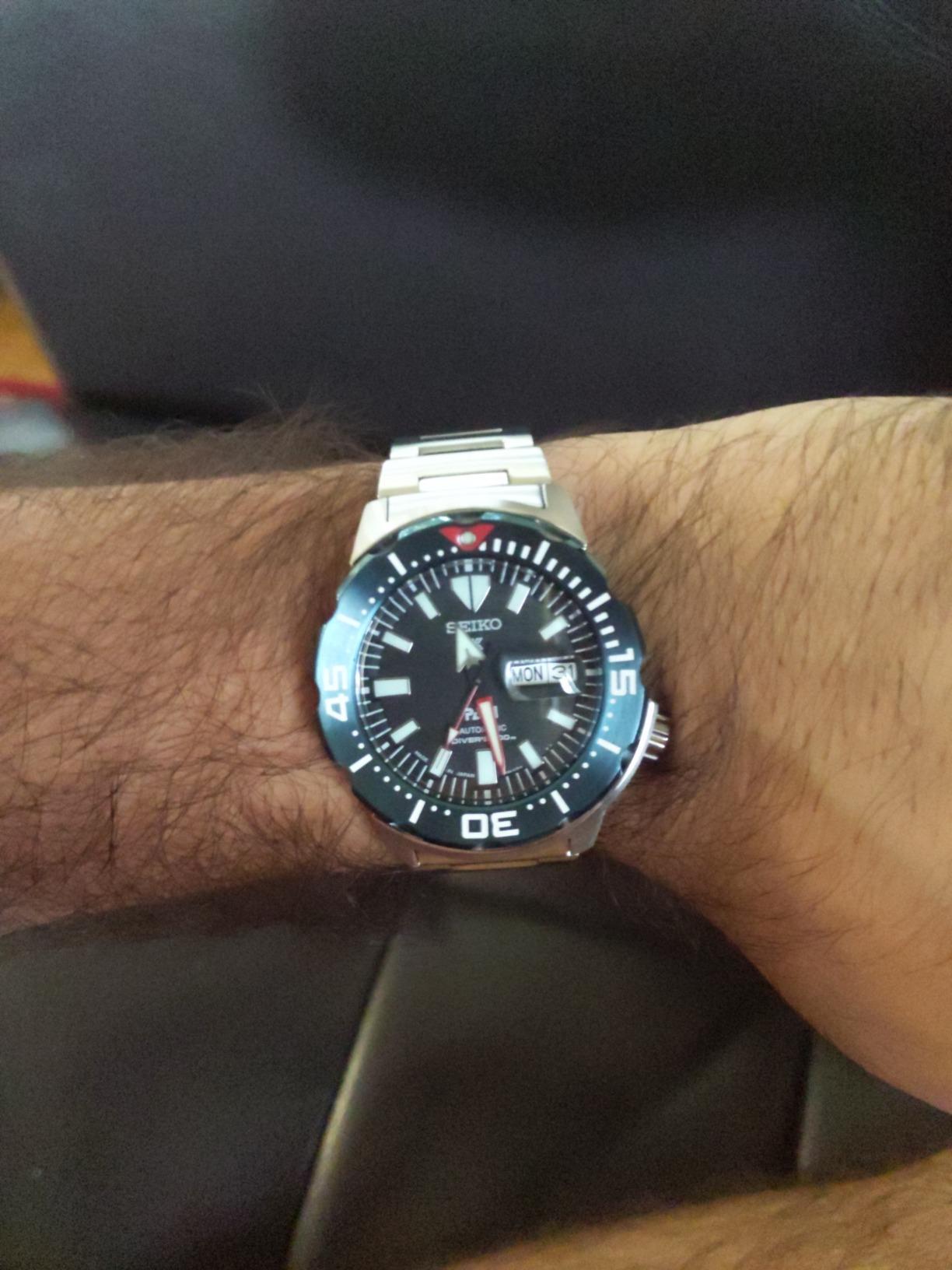 Seiko SRPE27 Automatic Dive Watch for Men - Prospex PADI Special Edition - LumiBrite Hands, Elapsed Timing Bezel, Water Resistant 200M customer photo 1