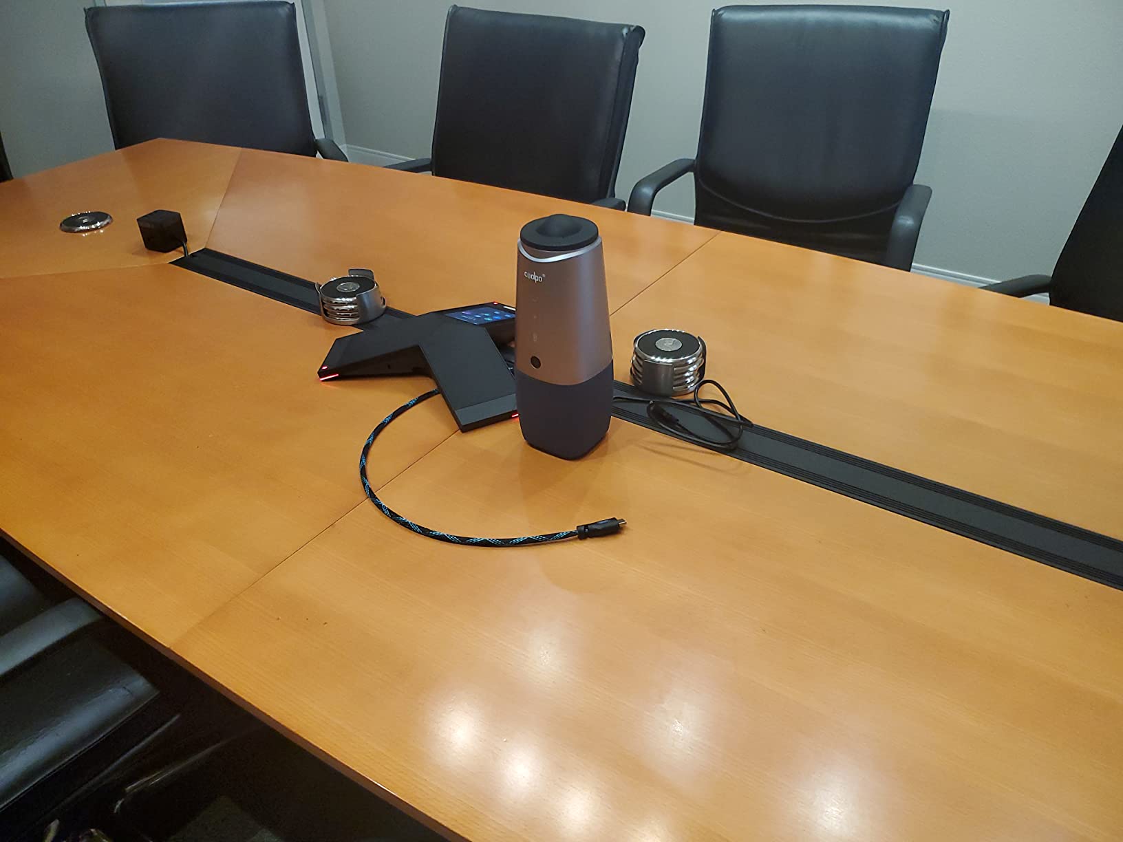 COOLPO Camera 360, Smart Video Conference Room Camera and Microphone, Pana customer photo 2