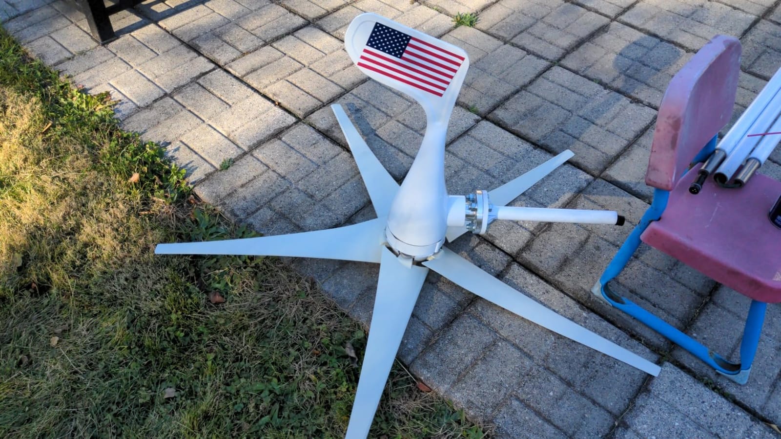 Wind Turbine Generator Kit 400W 12V with 5 Blade, with Charge Controller, Wind Power Generator for Marine, RV, Home, Windmill Generator Suit for Hybrid Solar Wind System customer photo 2