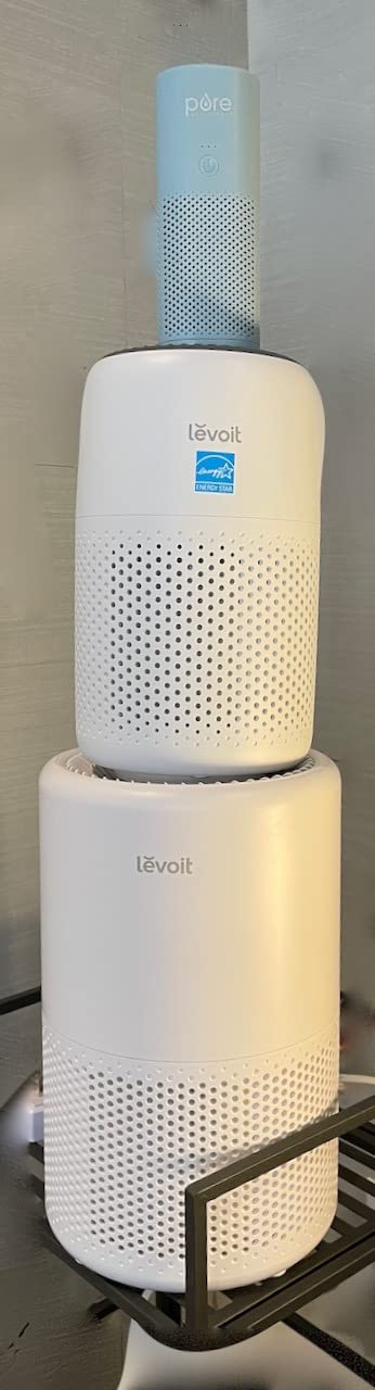 Levoit Air Purifier for Home Pets Bedroom Dorm Room, Smart & Voice Control | AHAM VERIFIDE, 3-in-1 Filter With HEPA Sleep Mode, for Pollen, Pollutants, Smoke, Dander, Dust, Pet Hair, Core 200S-P, White customer photo 2