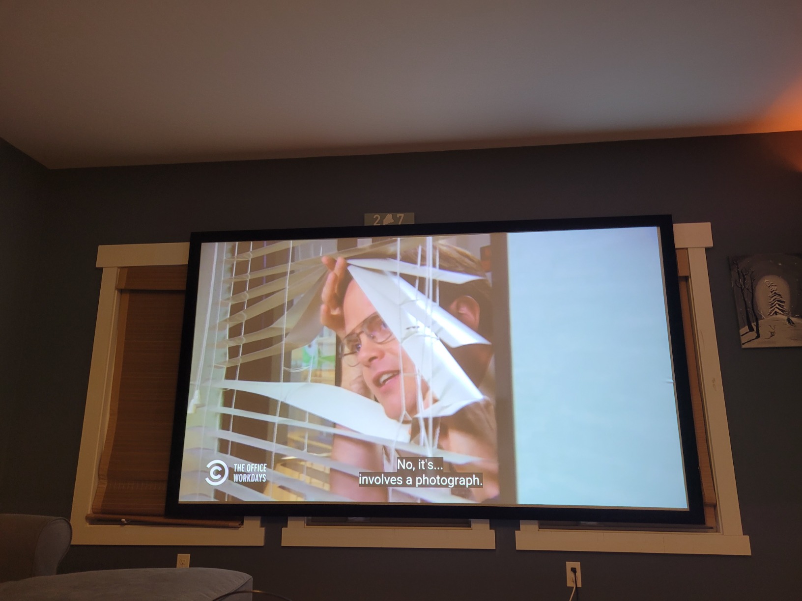 Epson EpiqVision LS300 Ultra Short Throw Smart Laser Projector customer photo 1