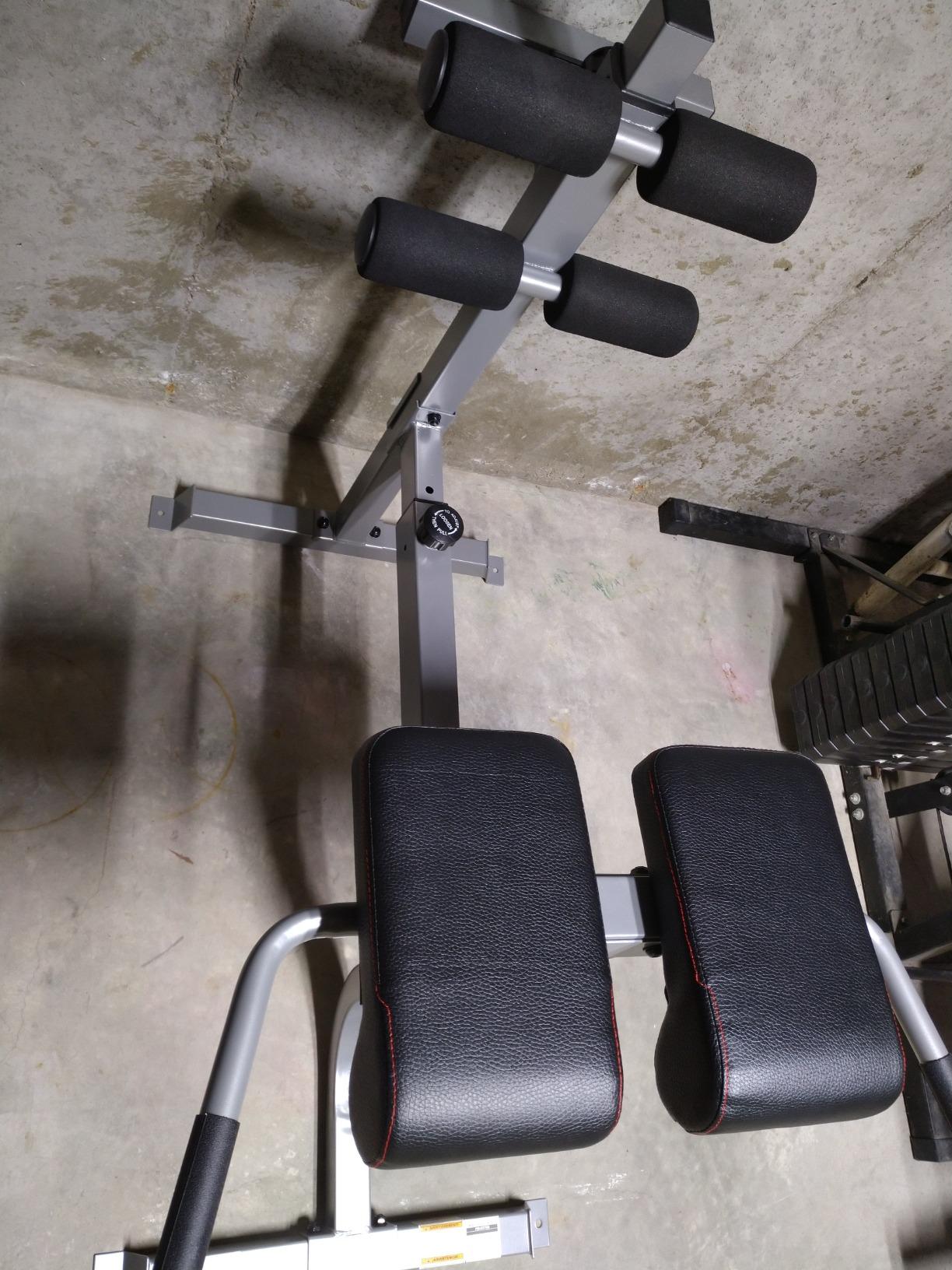 Cap Strength Roman Chair - Adjustable Back Extension Bench for Core & Glute Workouts, Heavy-Duty 300 LB Capacity - Black and Gray Options customer photo 1