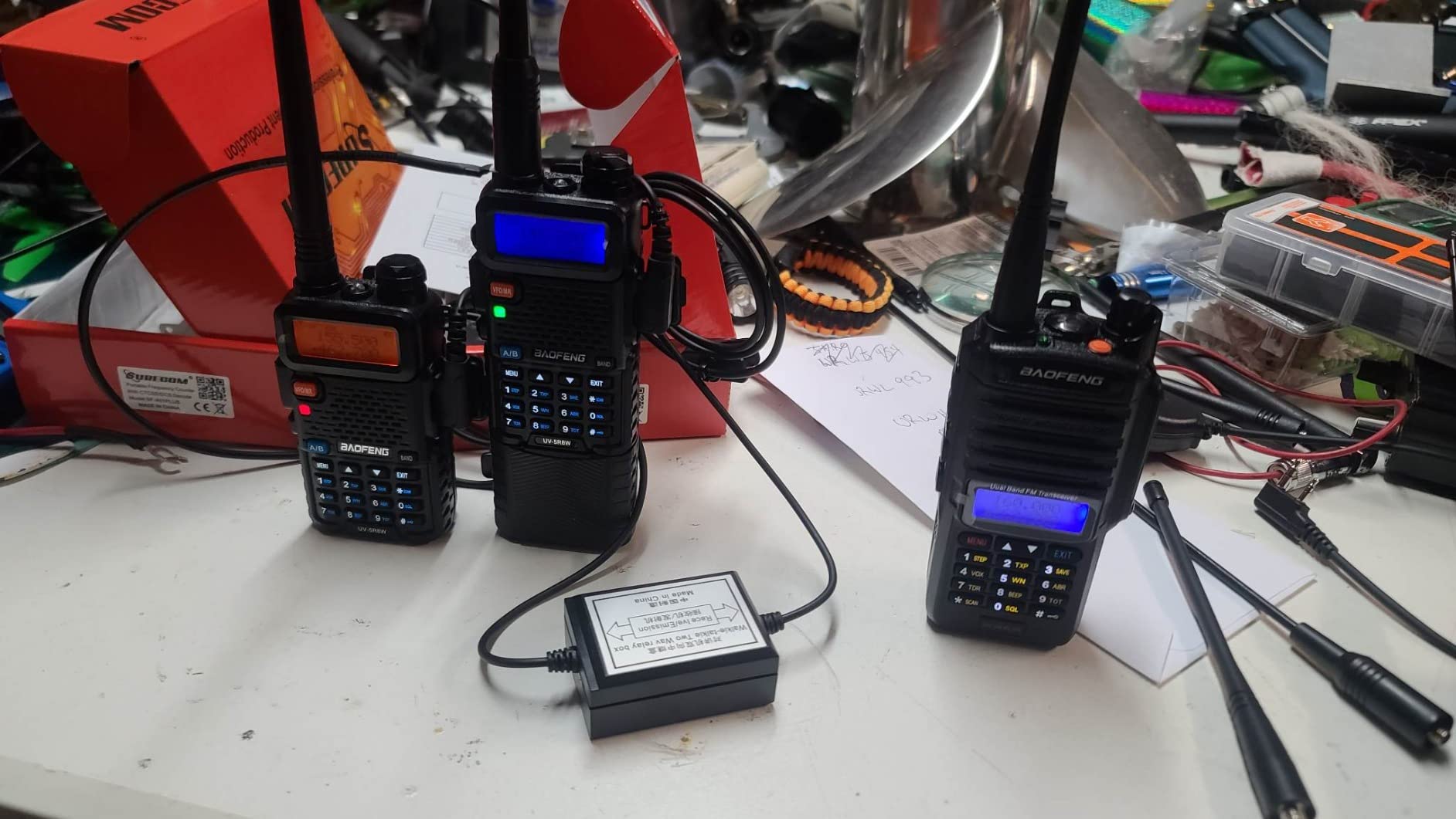 K-head Repeater Box, RPT-2K Relay Walkie Talkie K-head Two Way Radio Repeater Box for Baofeng UV-5R DM-5R GT-3TP Radio customer photo 2