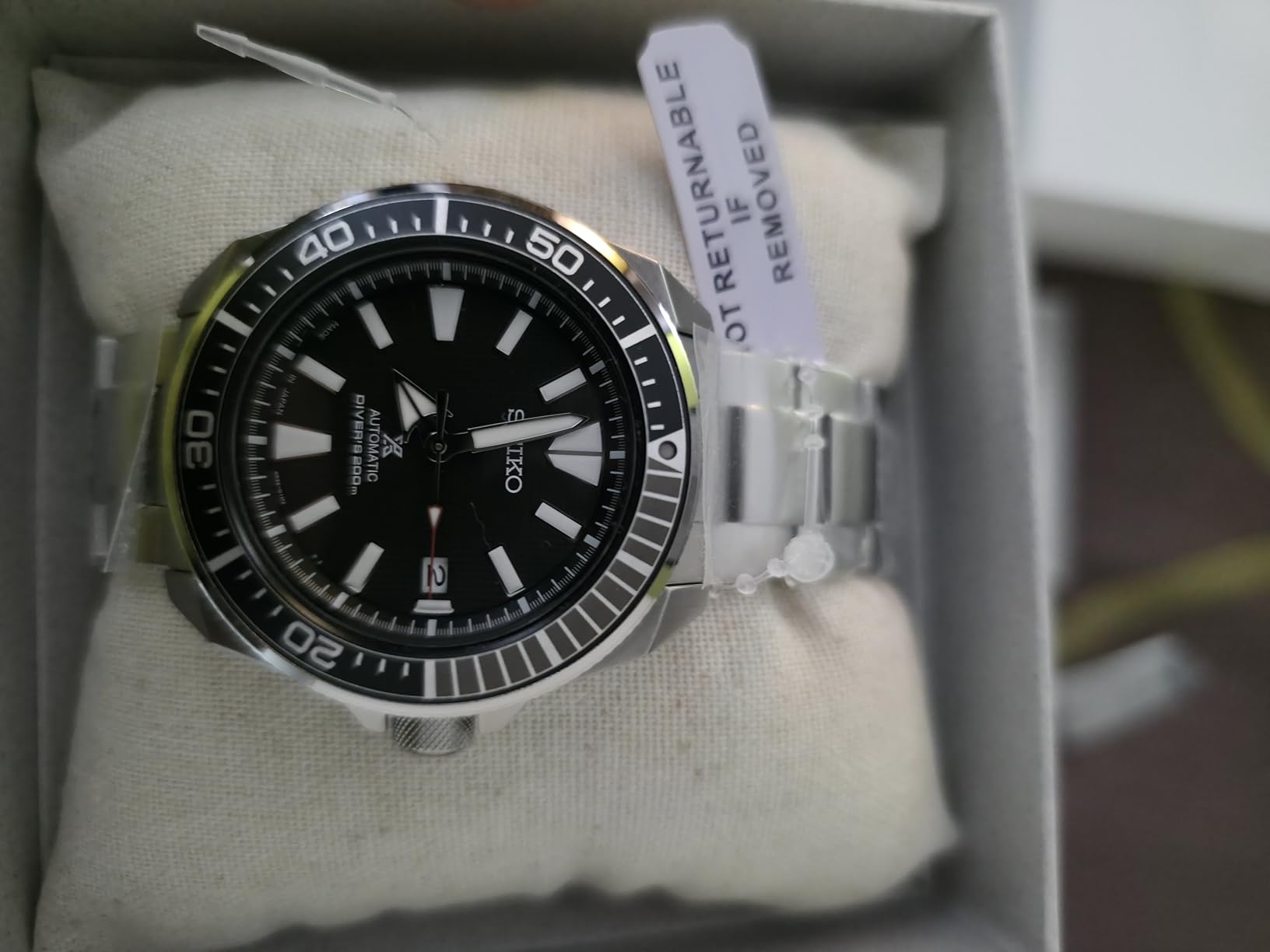 Seiko SRPF03 Automatic Dive Watch for Men - Prospex Special Edition - LumiBrite Hands, Hardlex Crystal, Water Resistant 200M customer photo 1