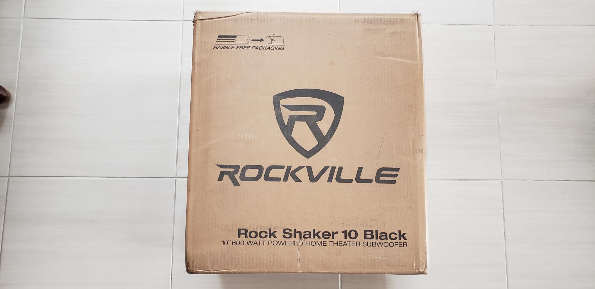 Rockville Rock Shaker 10 Black 600W Powered Subwoofer, Class-D Amp, Adjustable Crossover, MDF Enclosure, for Home Theater and Studio | 600W Peak, 300W RMS, RCA In/Out, High-Level In/Out, 20Hz-200Hz Response, MDF Enclosure, Class D Amplifier customer photo 2