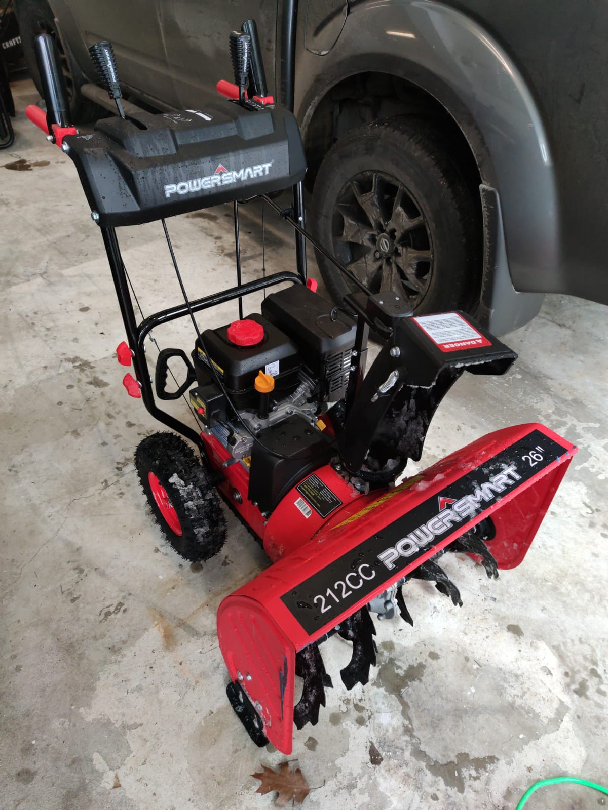PowerSmart 26 Inch Snow Blower Gas Powered, 2-Stage 208cc B&S Engine with Electric Start, Led Light, Hand Warmer, Self Propelled BS26 customer photo 1