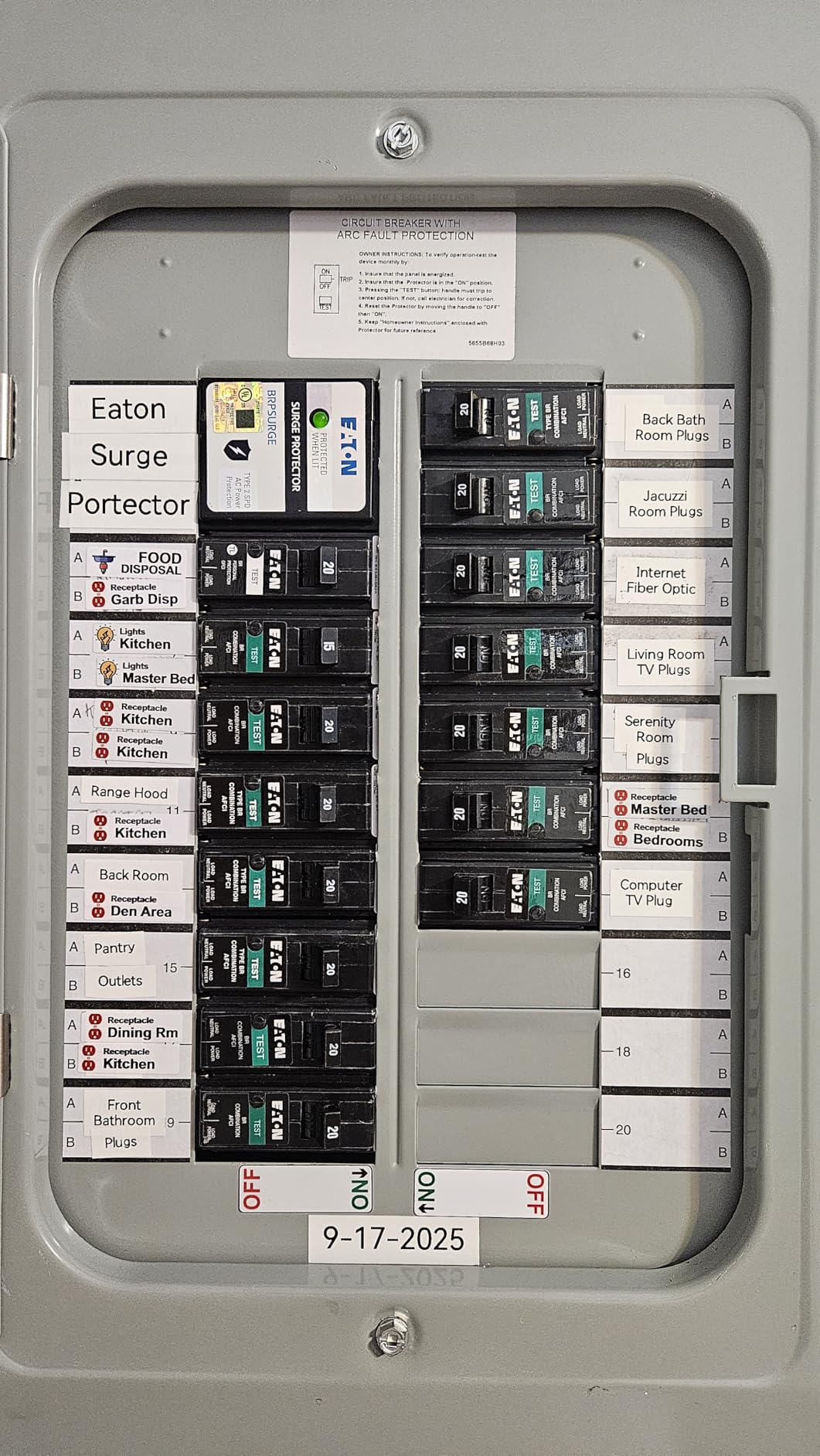 Type BR Circuit Breaker Surge Protective Device, Two Pole, Surge Protective Device customer photo 1