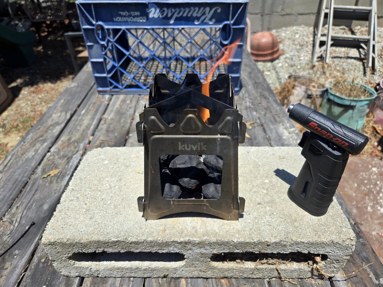 Kuvik Titanium Wood Stove - Ultralight and Compact Stove for Backpacking customer photo 2