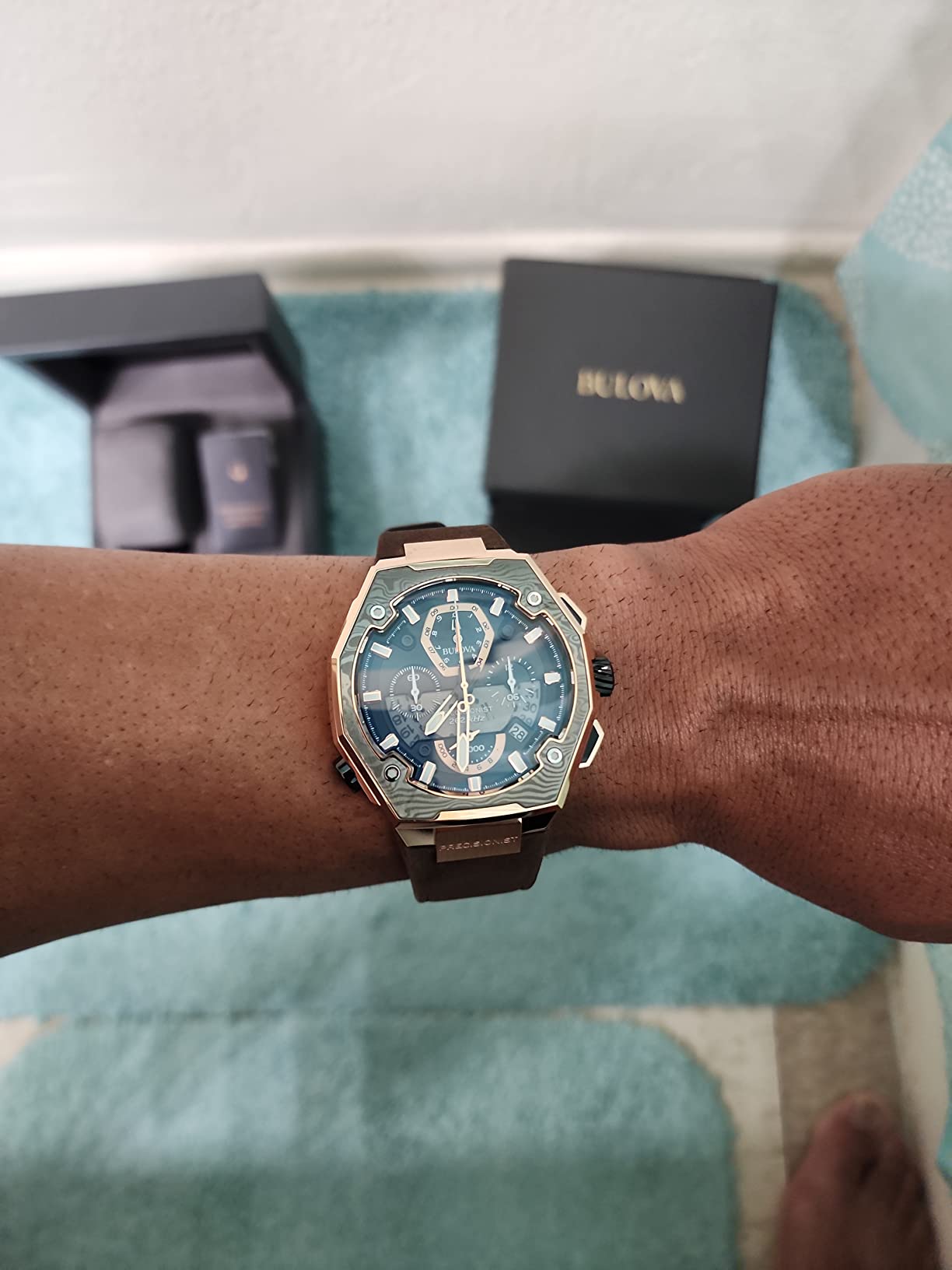 Men's Series X High Precision Quartz Chronograph Watch, Sapphire Crystal, Continous Sweeping Secondhand customer photo 1