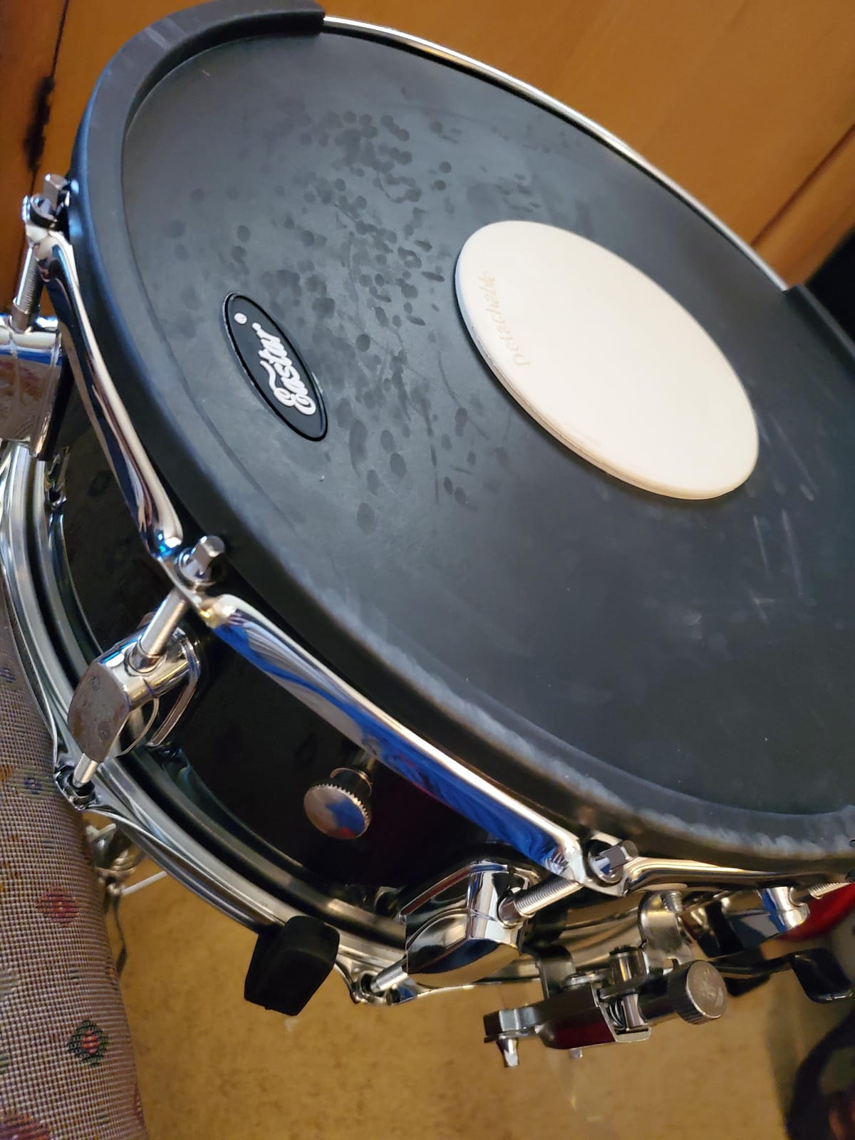 Eastar Snare Drum Set with Drum Sticks, Stand, Mute Pad, Bag, Key, 14