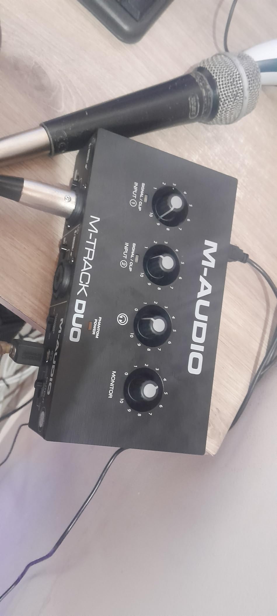 M-AUDIO M-Track Duo USB Audio Interface | Dual XLR, Line and DI Inputs, Professional Software Suite for Recording, Streaming, and Podcasting customer photo 2