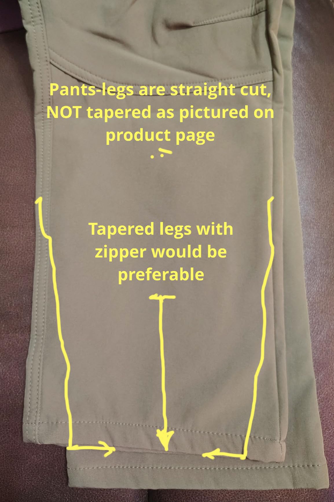 FREE SOLDIER Men's Fleece Lined Pants Softshell Snow Ski Pants customer photo 2