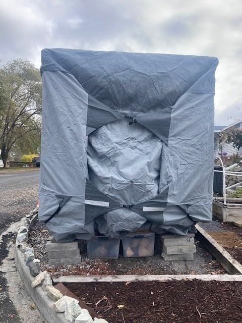 GEARFLAG Travel Trailer Cover Camper Cover Multi-Layers with Reinforced Windproof Side-Straps Anti-UV Water-Resistance Heavy Duty for Motorhome (Fits 15' - 17') - Ideal for rv & Trailer Covers customer photo 2