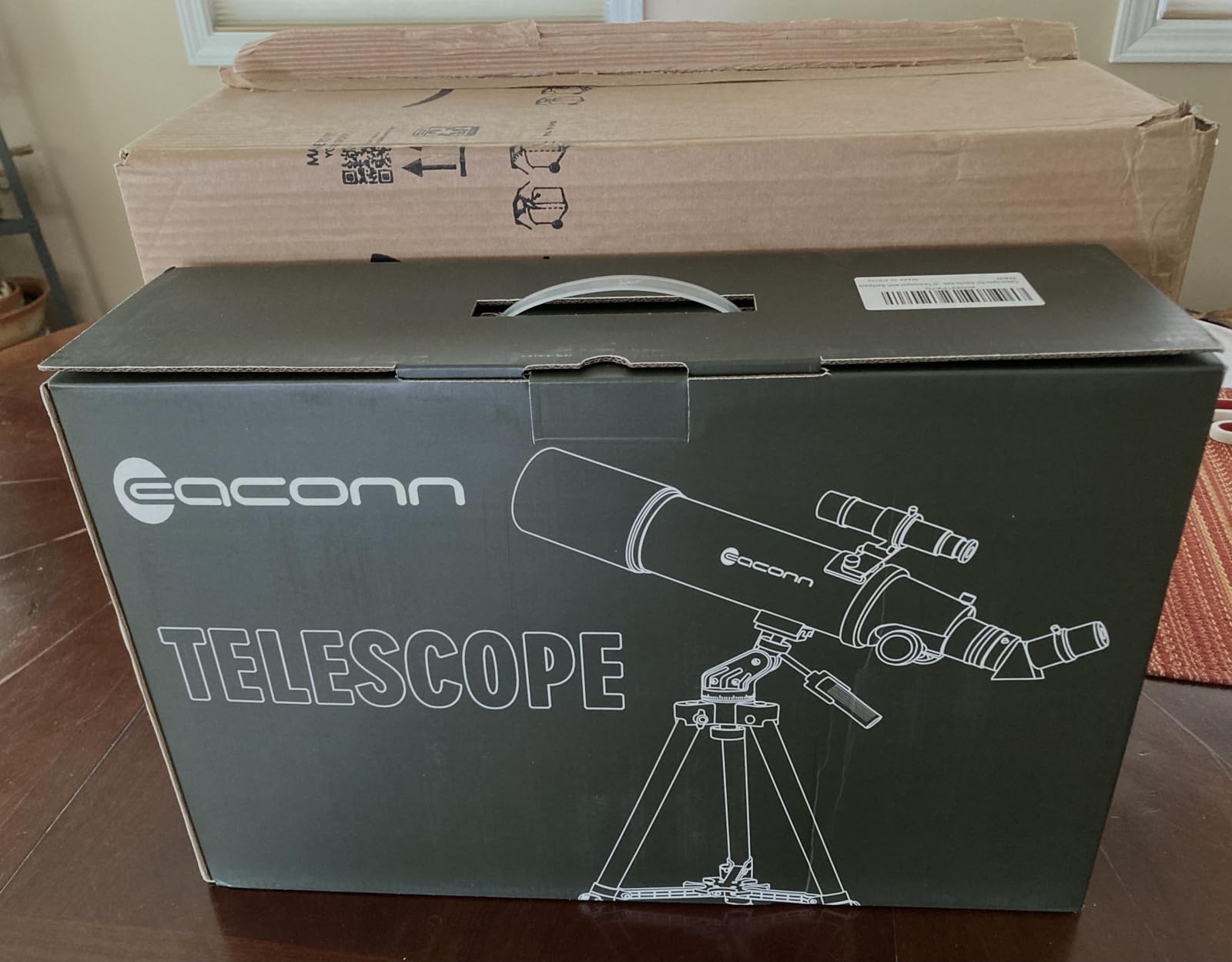 Telescopes for Adults Astronomy, 80mm Aperture 600mm Refractor Telescope for Kids & Beginners, Compact and Portable Travel Telescopio with Backpack customer photo 2