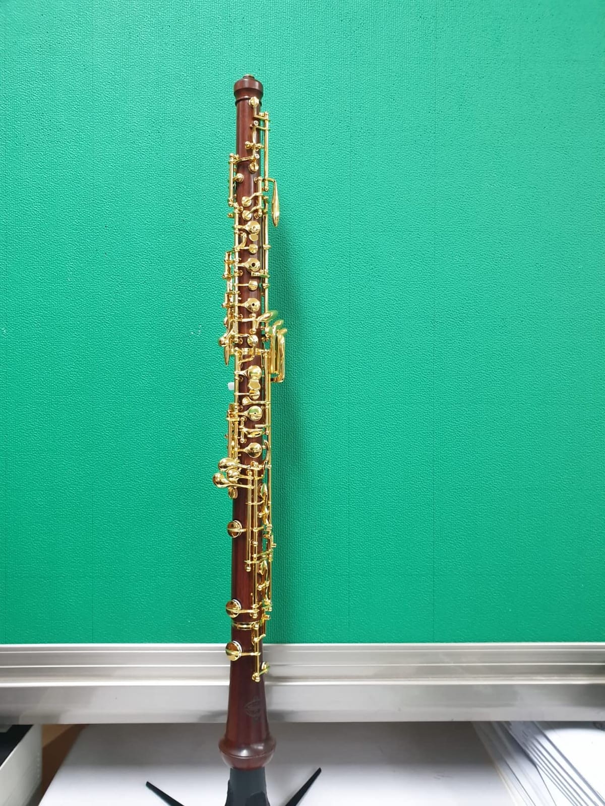 Rochix Oboe Professional Performance Level RHG13 Redwood Body Gold Plated Semi Automatic C Tone with 2 Reeds,1 Cleaning Cloth,1 Oboe Swab,1 Thumb Rest,1 Case and More customer photo 1