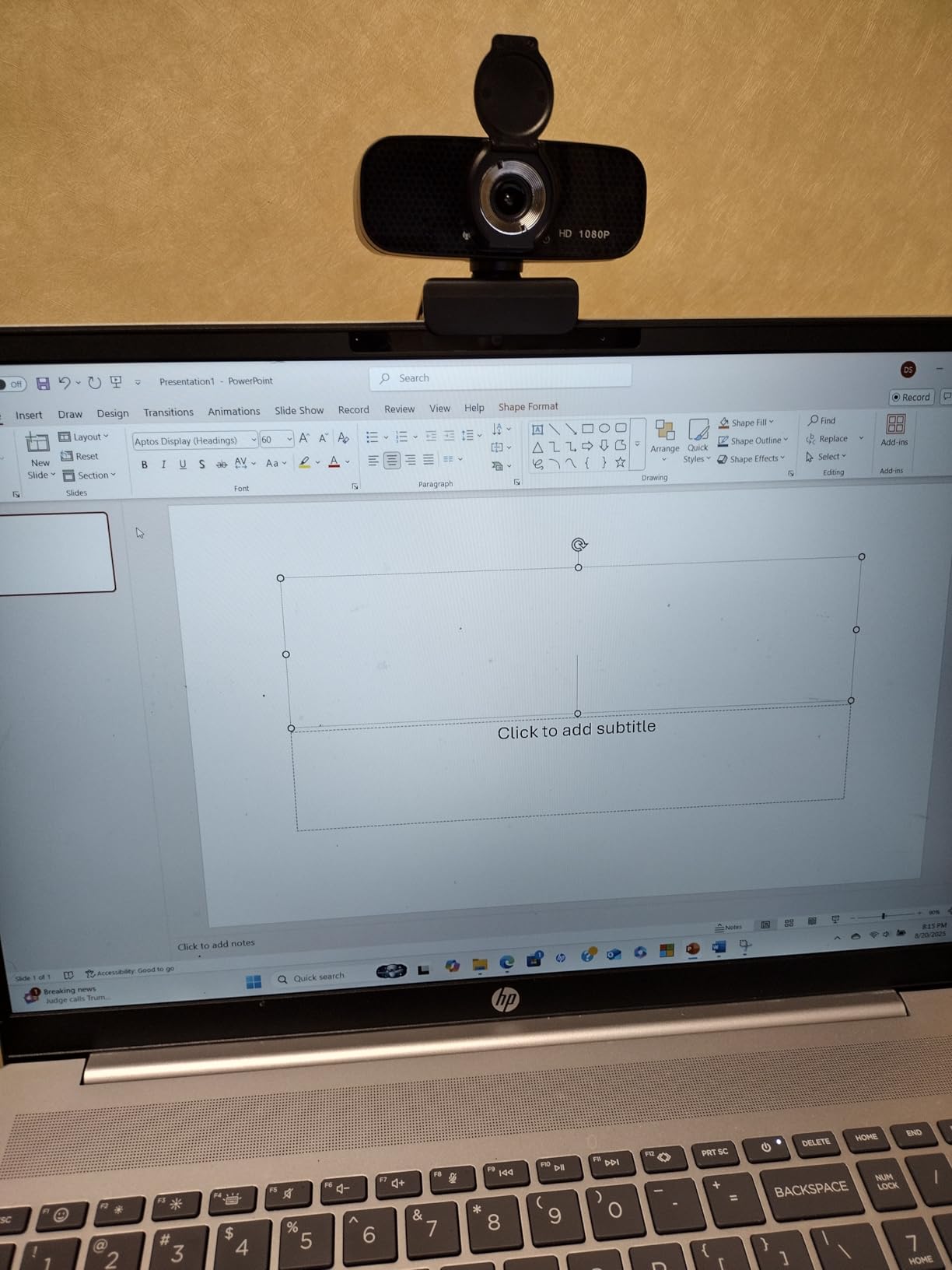 Tewiky Full HD Webcam with Built-in Microphone and Rotatable Tripod, 1080P Video and Wide Angle Camera, Privacy Cover, for Desktop PC or Laptop Computer customer photo 2