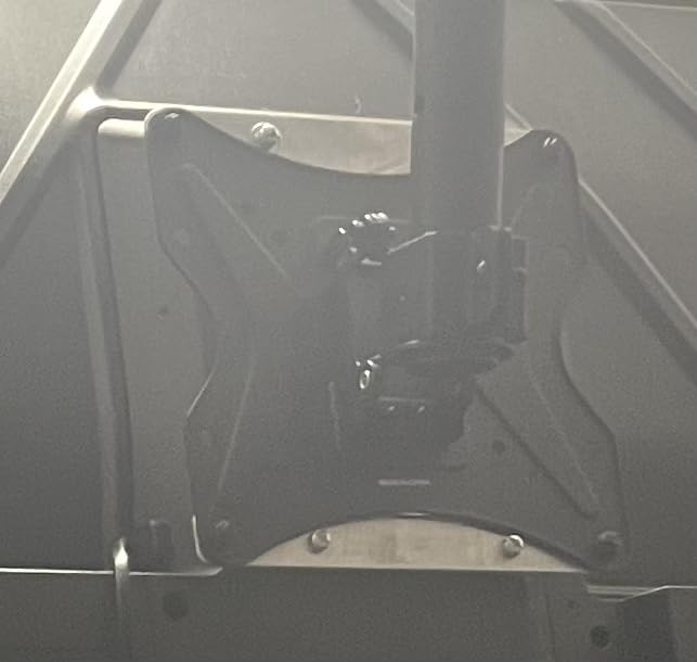 MOUNTUP Ceiling TV Mount for Most 24''- 65'' TVs, Hanging TV Ceiling Mount for 32 42 43 50 55 60 65 inch Screen, Full Motion Height Adjustable Bracket, Holes up to 99lbs, Max VESA 400x400mm, MU0039 customer photo 1