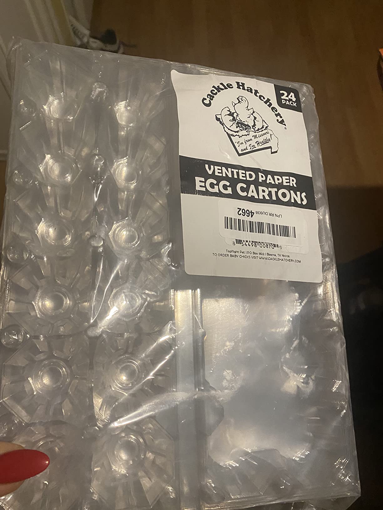 Vented Paper Pulp Egg Cartons Holds 1 Dozen Chicken Eggs (24 Pack) customer photo 2