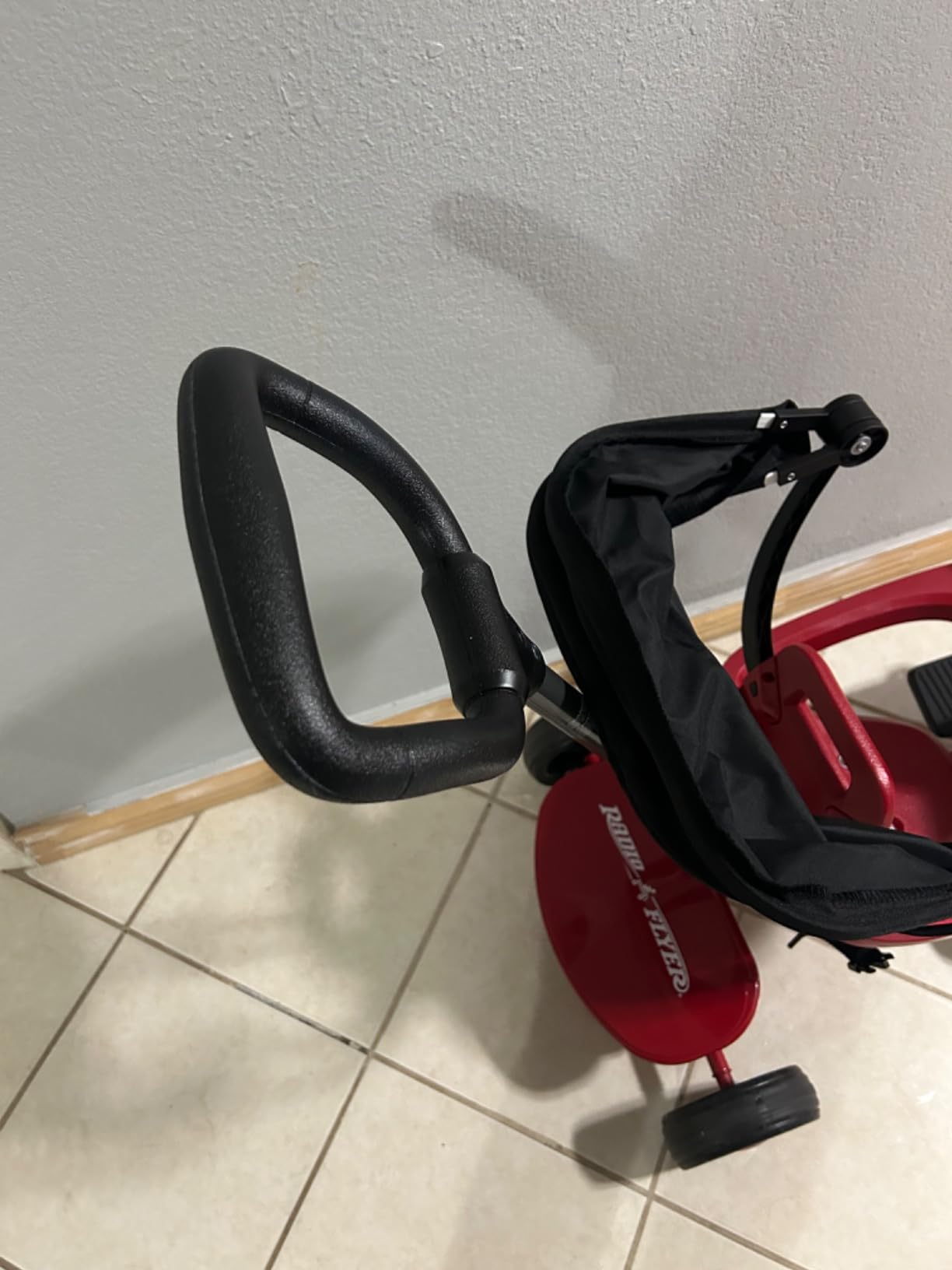 Radio Flyer 4-in-1 Pedal & Push Stroll 'N Trike, Ages 1-5, UV Canopy, Red | Toddler Tricycle & Stroller, High-Density Foam Tires, Parent Push Handle, Removable Tray, (Amazon Exclusive) customer photo 2