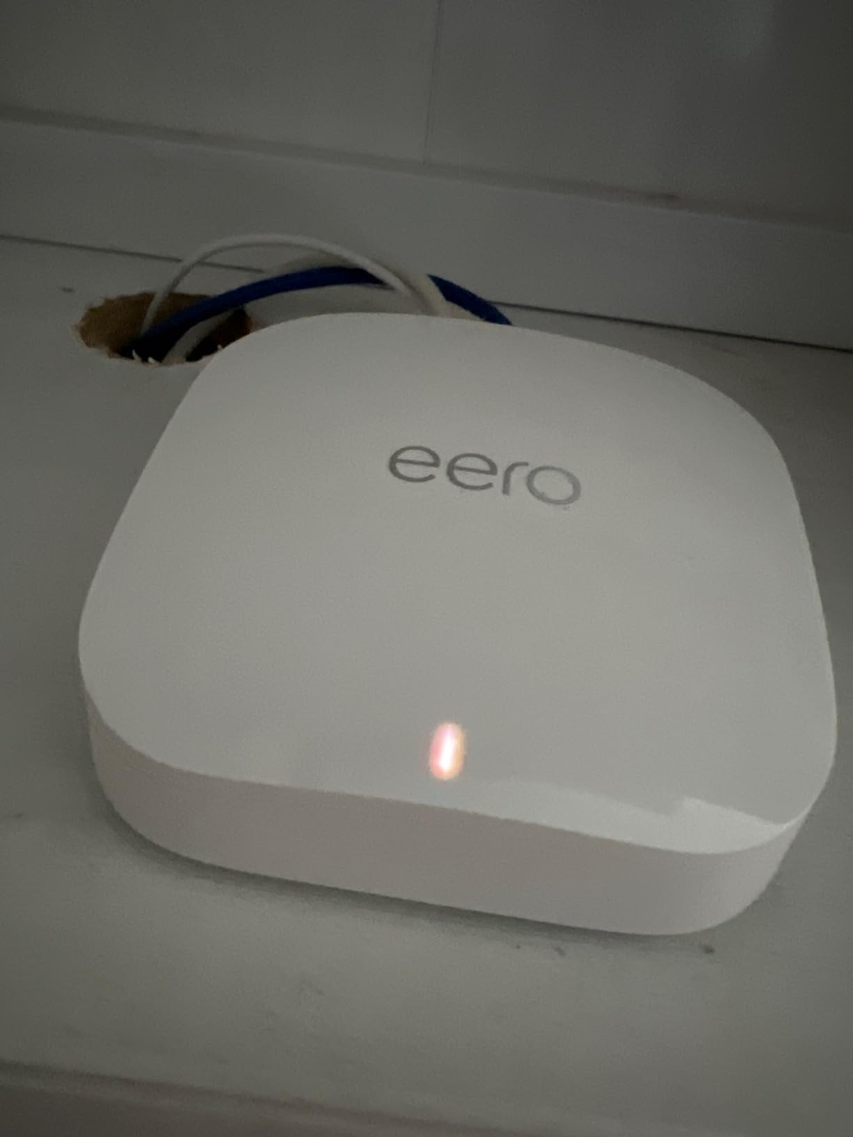 Amazon eero Pro 6E mesh wifi system - Supports internet plans up to 2.5 Gbps, Coverage up to 6,000 sq. ft., Connect 100+ devices, 3-pack customer photo 1