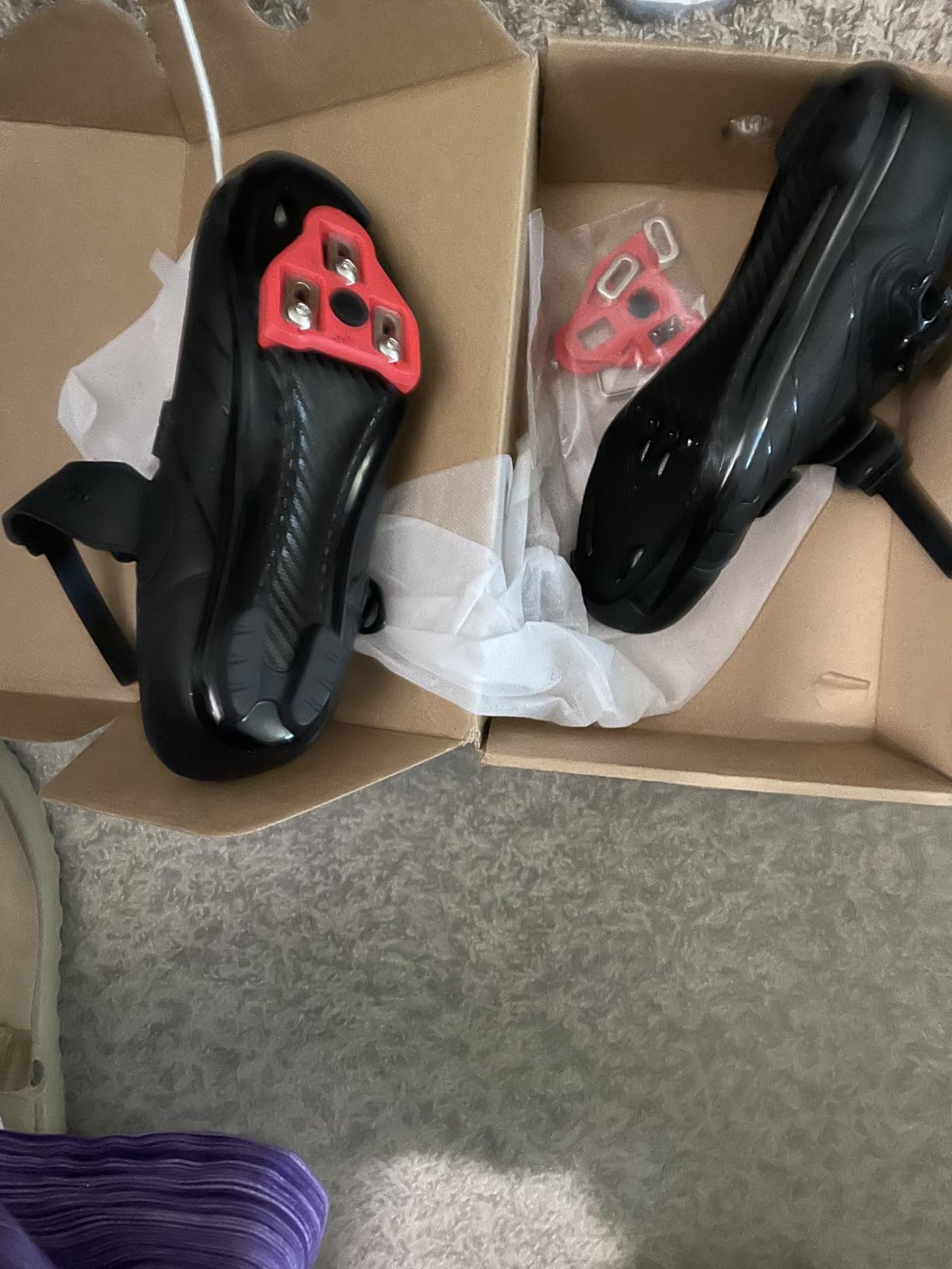 KESCOO Unisex Cycling Shoes Compatible with Peloton Indoor Road Bike customer photo 2