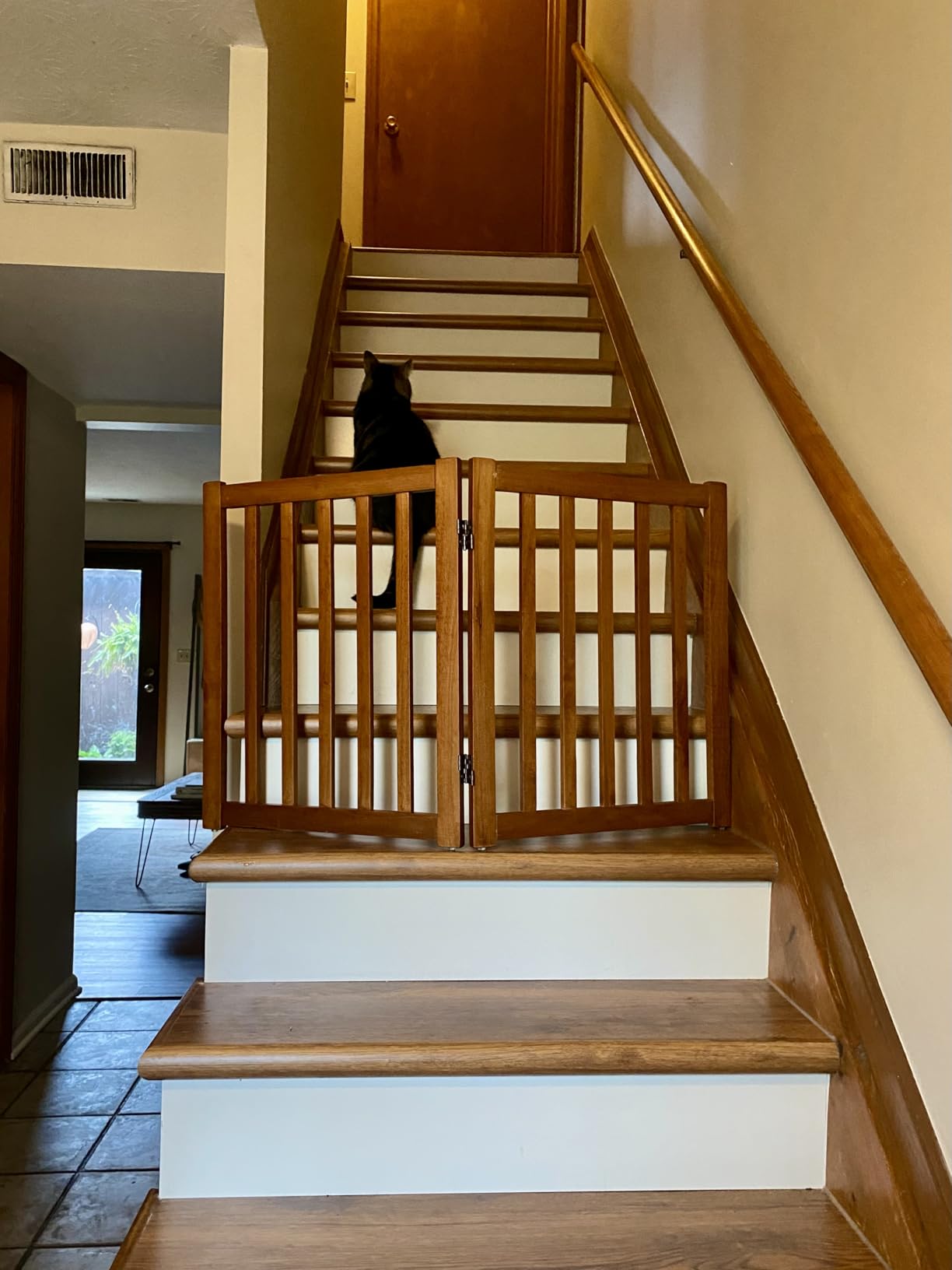 LZRS Wooden Free Standing Dog Gate 40