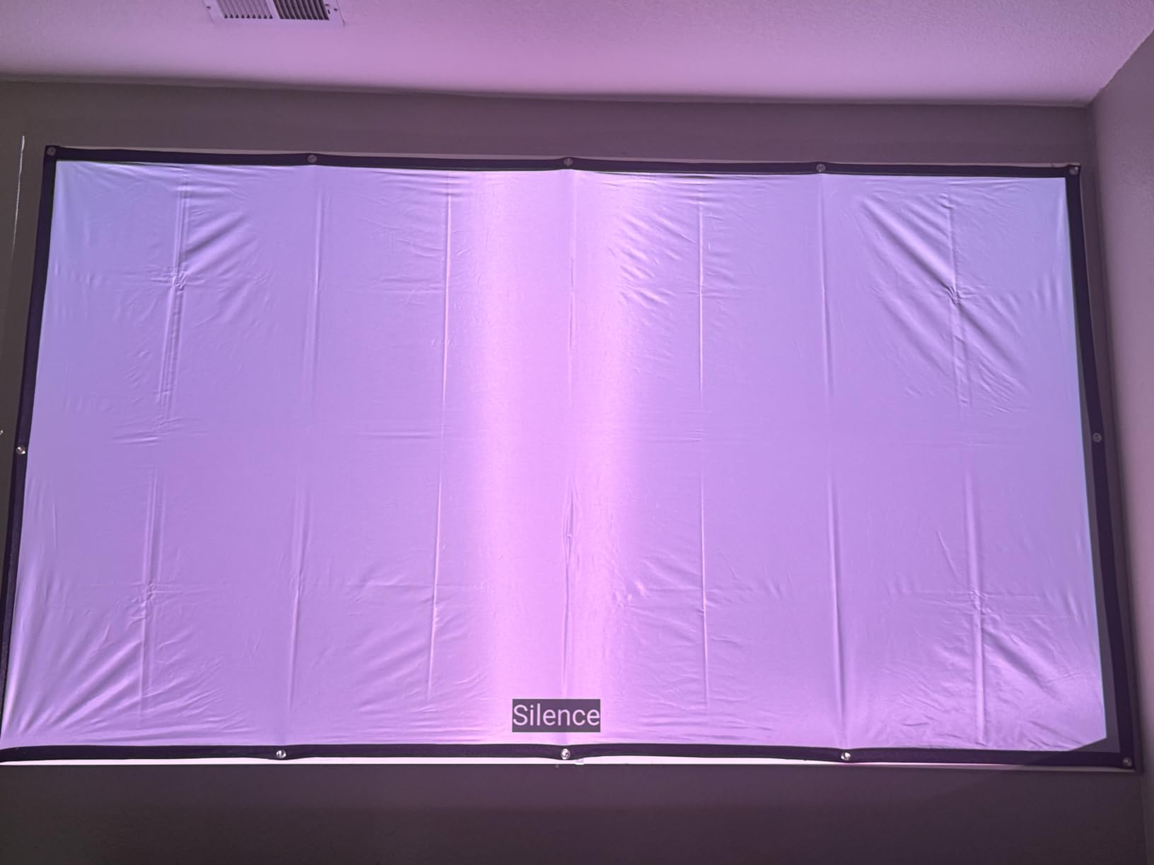 AAJK 100inch Outdoor Projector Screen Anti Crease Portable Movie Screen customer photo 2