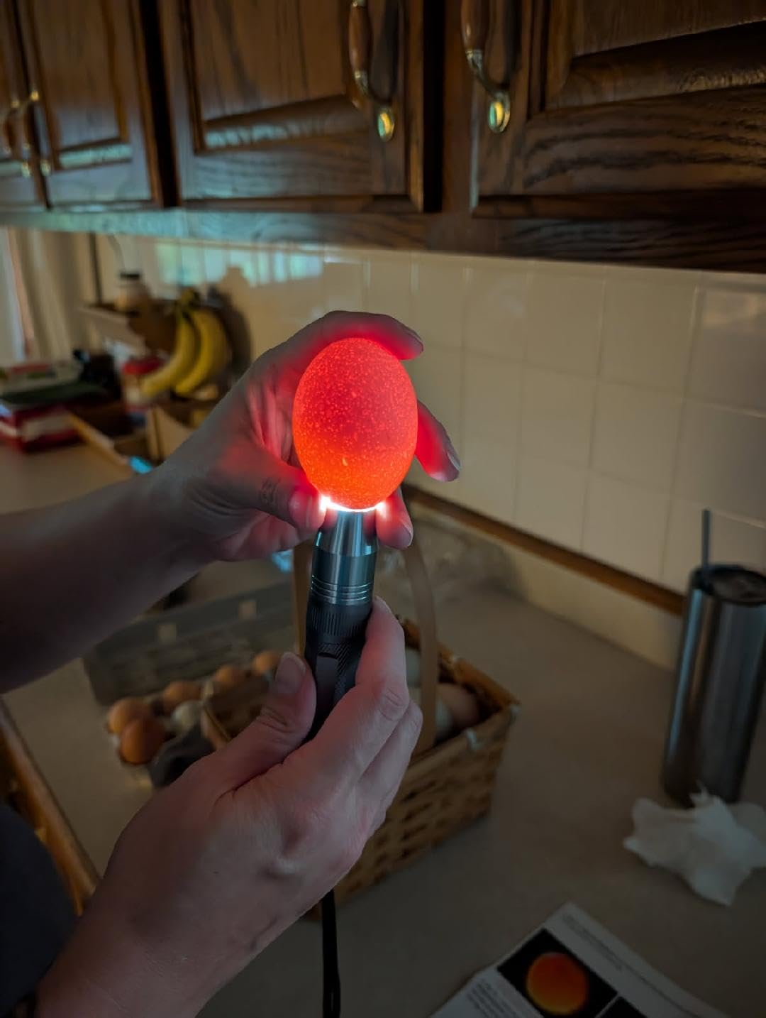 Egg Candler for Chicken Eggs, Rechargeable USB Egg Candling Light customer photo 1