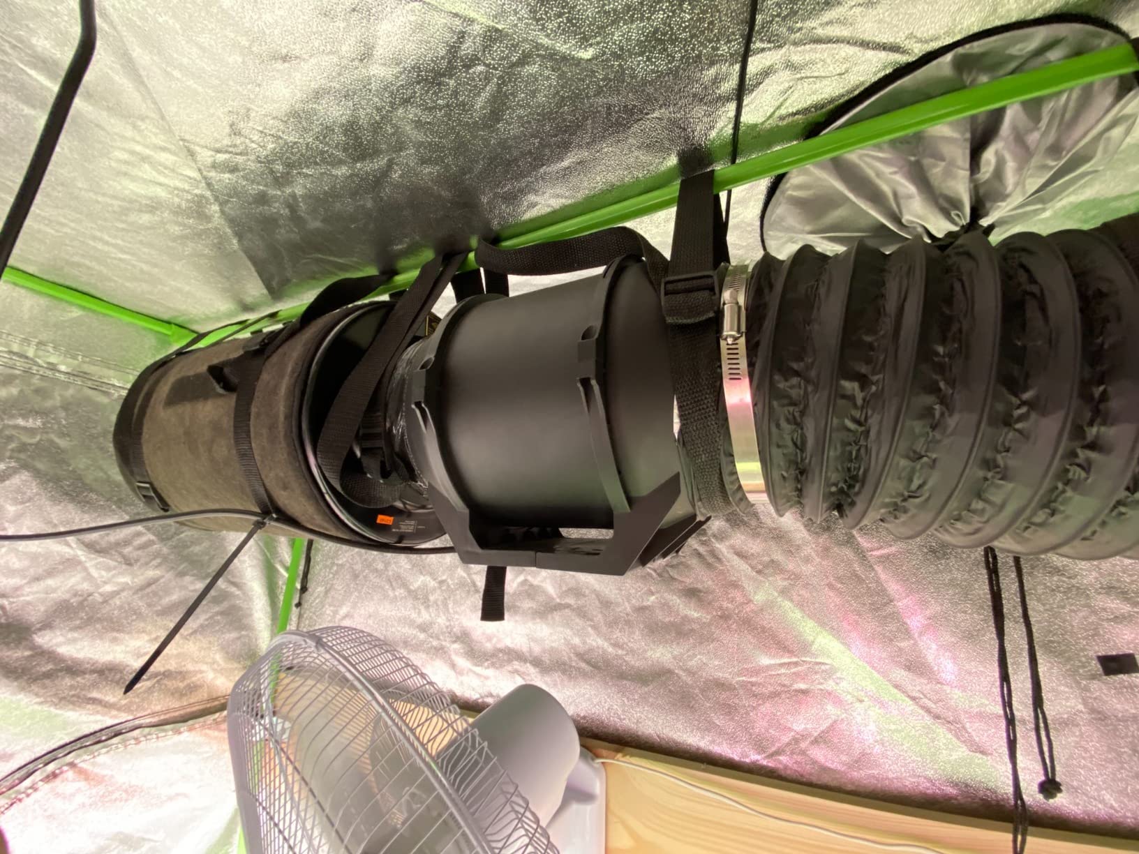 AC Infinity CLOUDLINE A6, Quiet 6” Inline Duct Fan with Speed Controller customer photo 1