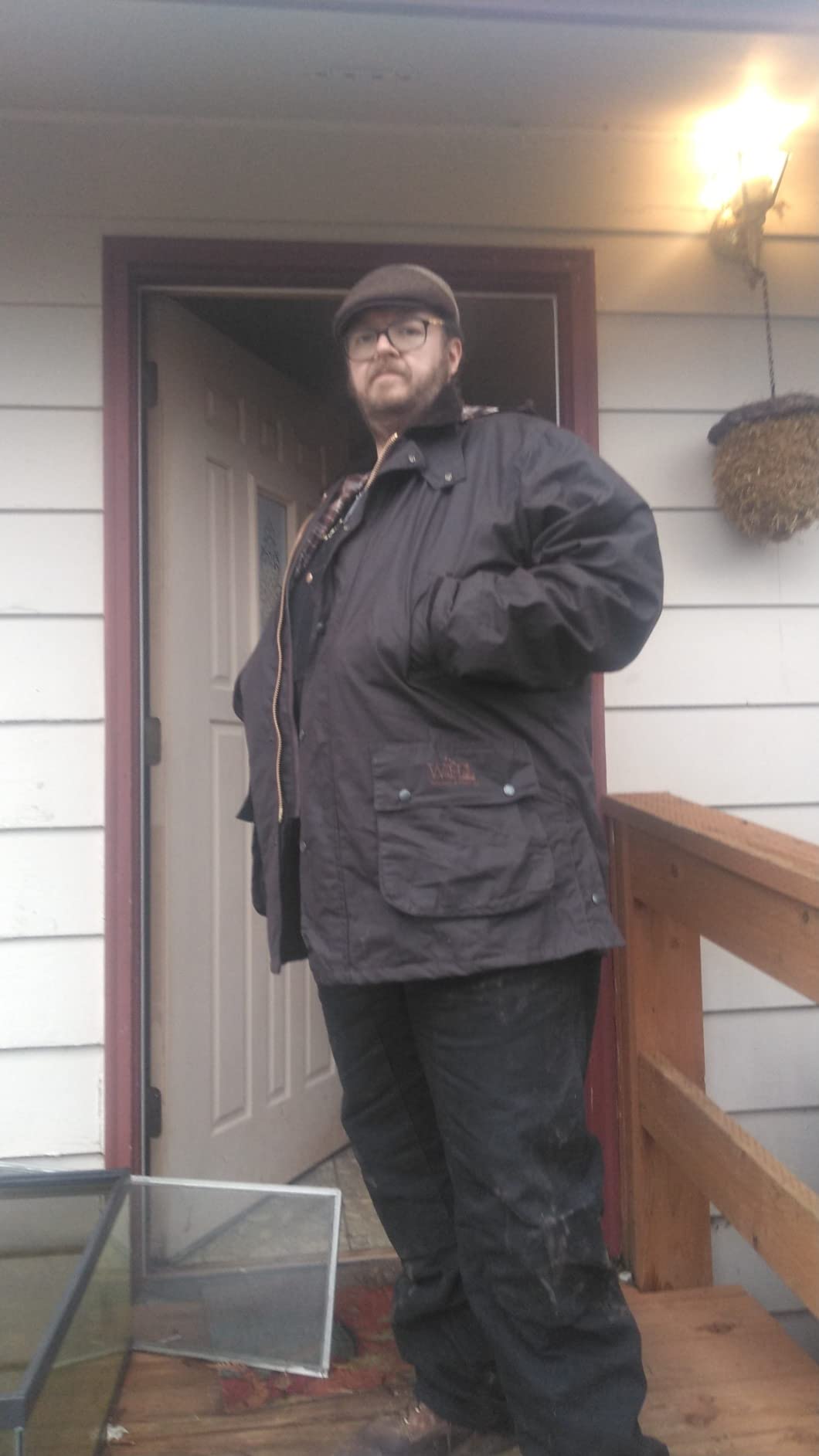Walker and Hawkes Men's Wax 3-in-1 Greendale Jacket customer photo 1