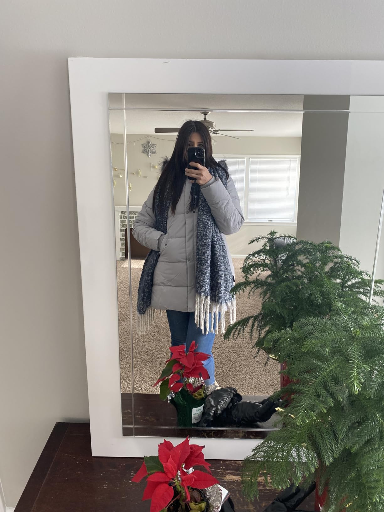 Women's Winter Thicken Puffer Coat (Standard & Plus Size) Warm Snow Jacket with Fur Removable Hood customer photo 2