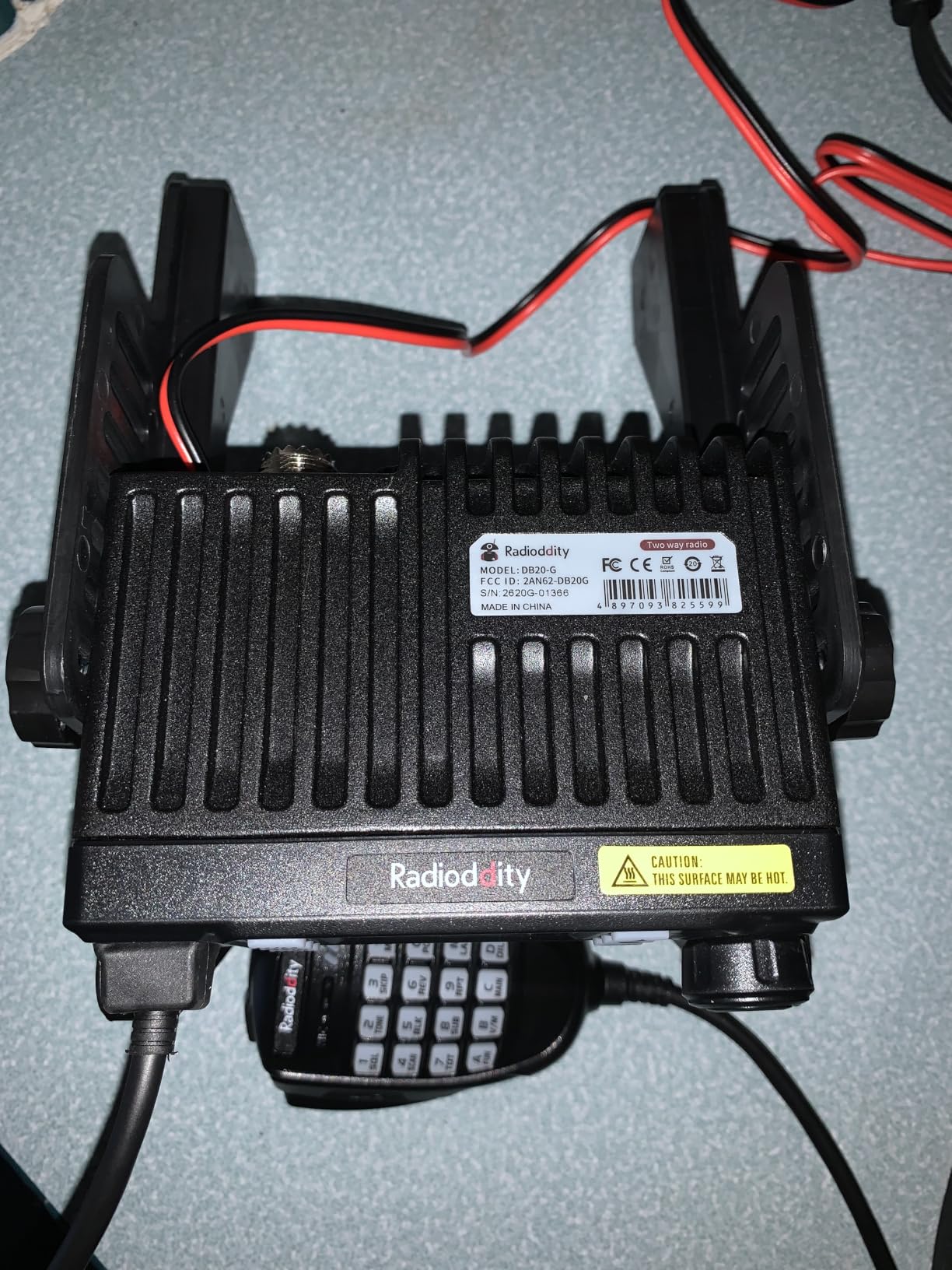 Radioddity DB20-G GMRS Mobile Radio 20W, Long Range, 500 Channels customer photo 1
