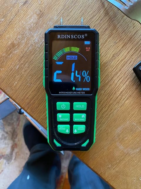 RDINSCOS Wood Moisture Meter for Firewood, Softwood, Hardwood customer photo 1