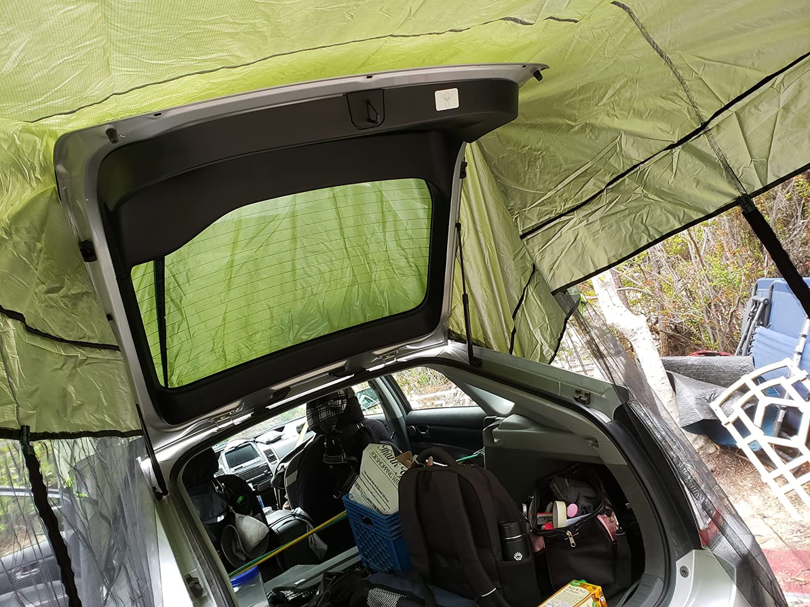G4Free Car Awning Sun Shelter with Mosquito Net, Portable SUV Tent customer photo 1