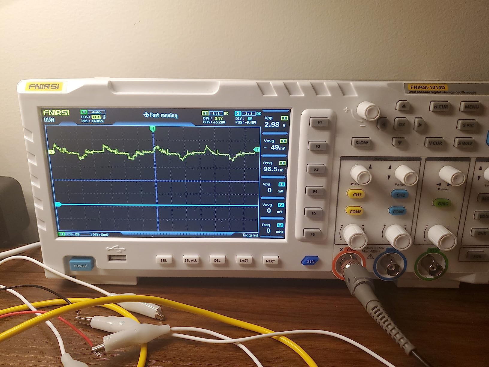FNIRSI 1014D 100MHz Digital Oscilloscope, 2 Channel Oscilloscope 2-in-1 customer photo 1