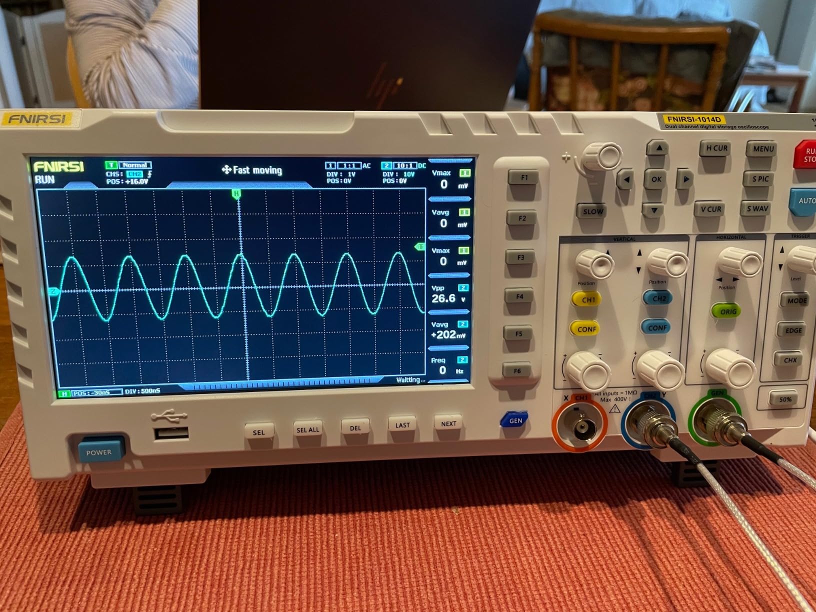 FNIRSI 1014D 100MHz Digital Oscilloscope, 2 Channel Oscilloscope 2-in-1 customer photo 2