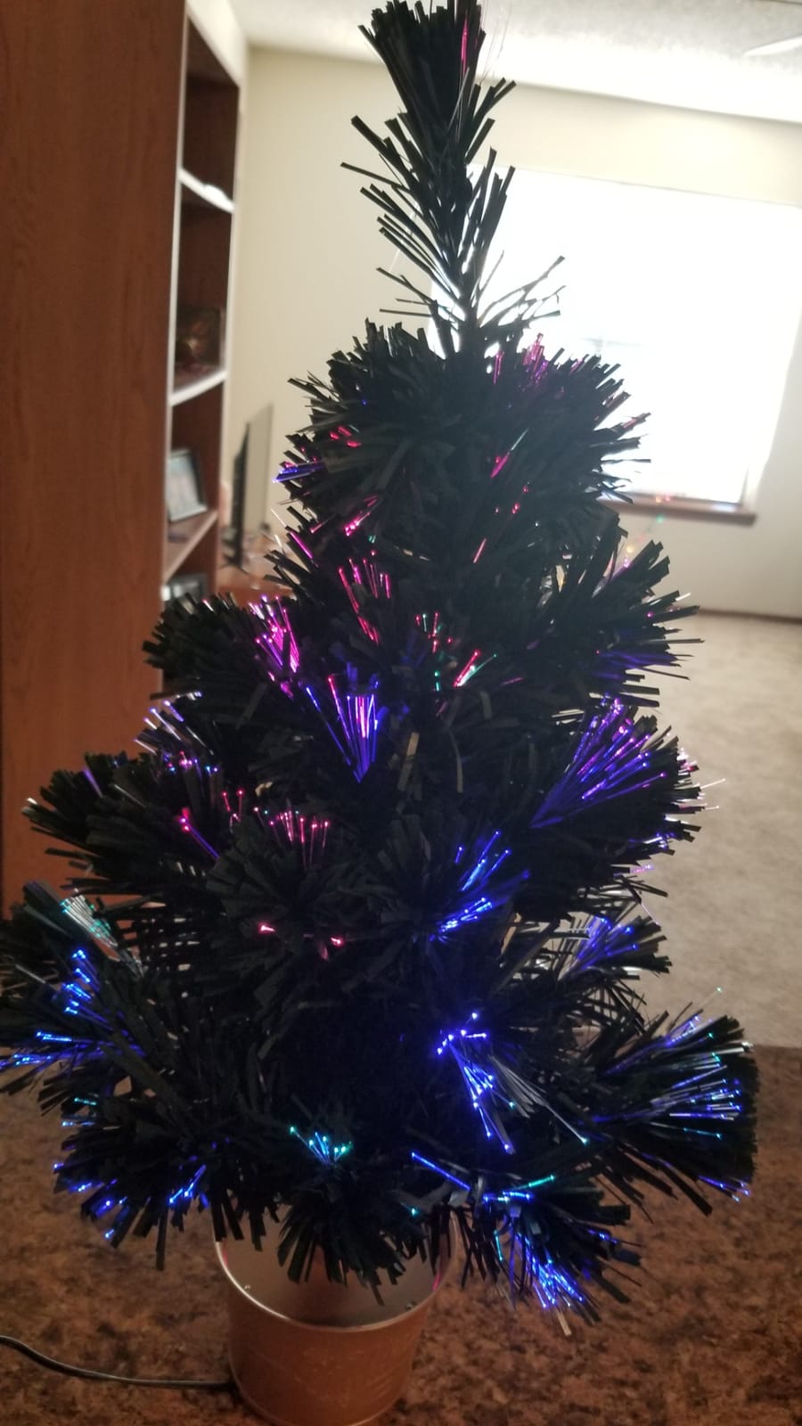 24inch e Crafty Pre-lit Mini Fiber Optic Christmas Tree customer photo 1