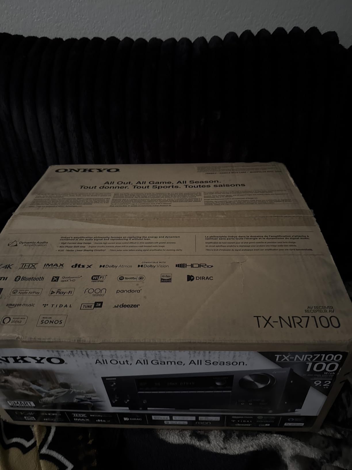 TX-NR7100 9.2-Channel THX Certified AV Receiver | 100 Watts Per Channel, Dirac Live Out of Box, Works with Sonos Certified customer photo 1