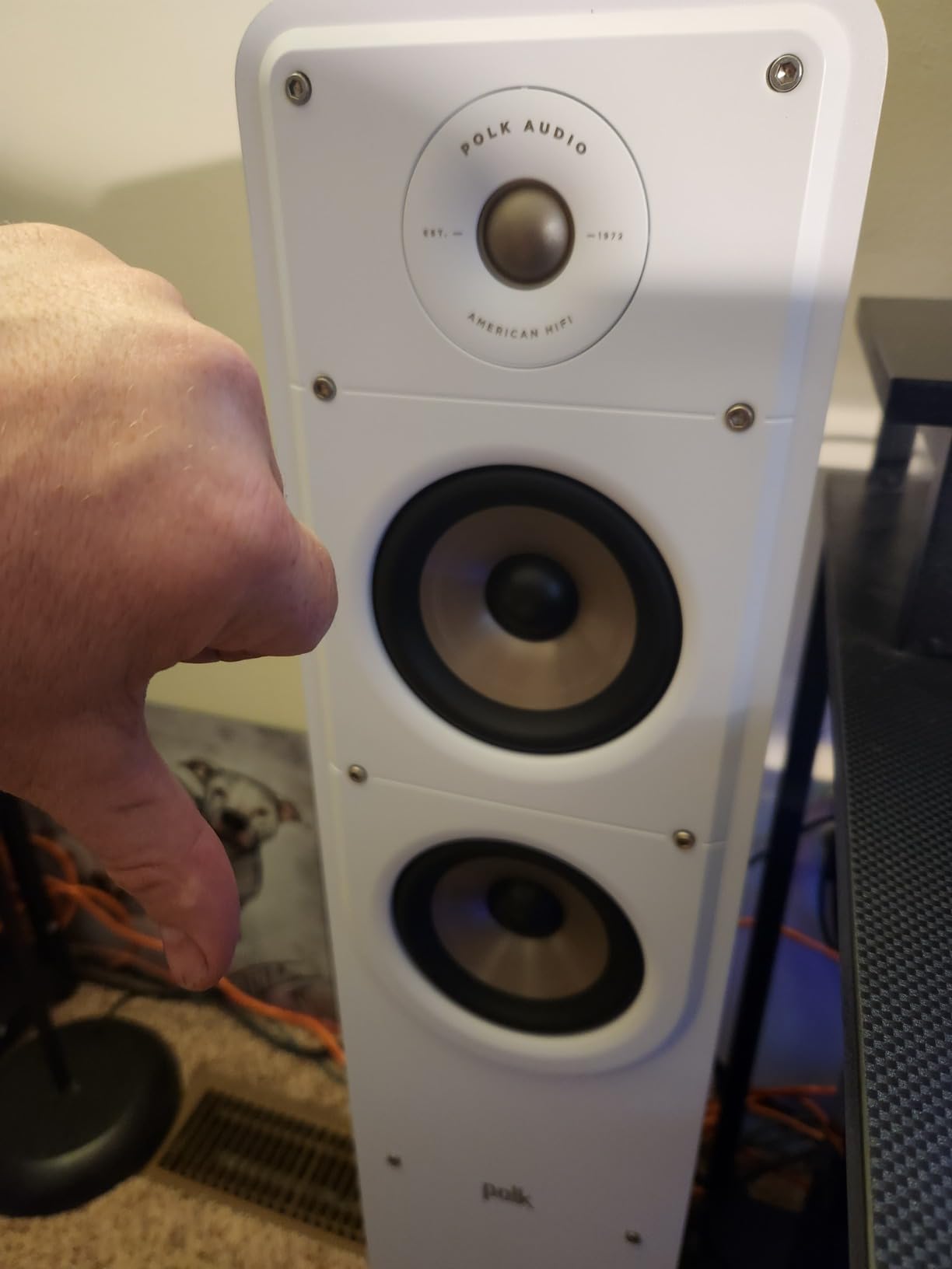 Polk Audio Signature Elite ES50 Tower Speaker, Single, Stunning Black customer photo 2
