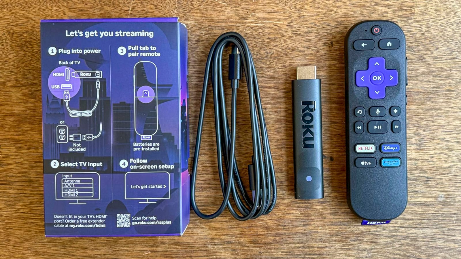 Roku Streaming Stick 4K with Voice Remote - HDR10+ & Dolby Vision | Compact 4K Streaming Device for TV with Roku Voice Remote & Long-Range Wi-Fi - Free & Live Local News, Sports customer photo 1