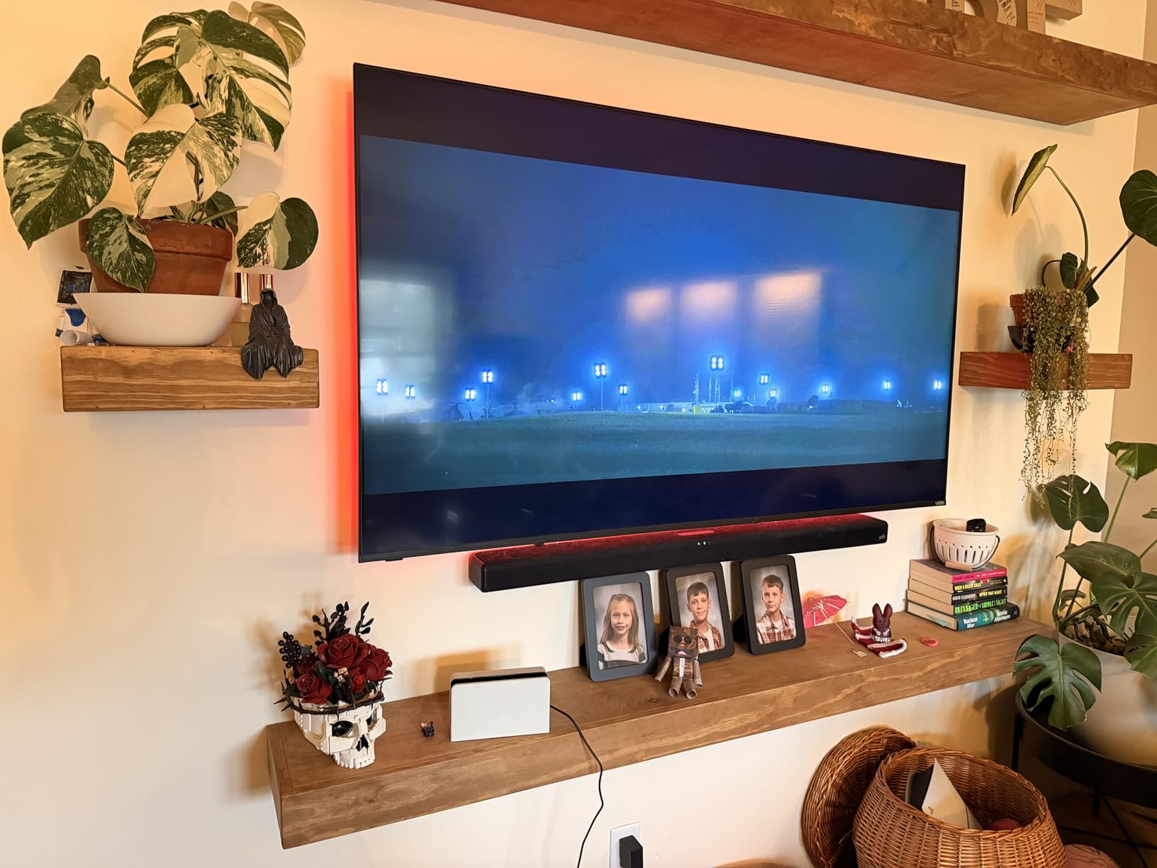 KANTUTOE LED Lights for TV, 16.4ft LED Lights for 45-75 Inch TVs, RGB TV Backlight Behind, Music Sync Bluetooth APP & Remote Control Strip Lights USB Powered for Bedroom, Gaming, Home Décor customer photo 2