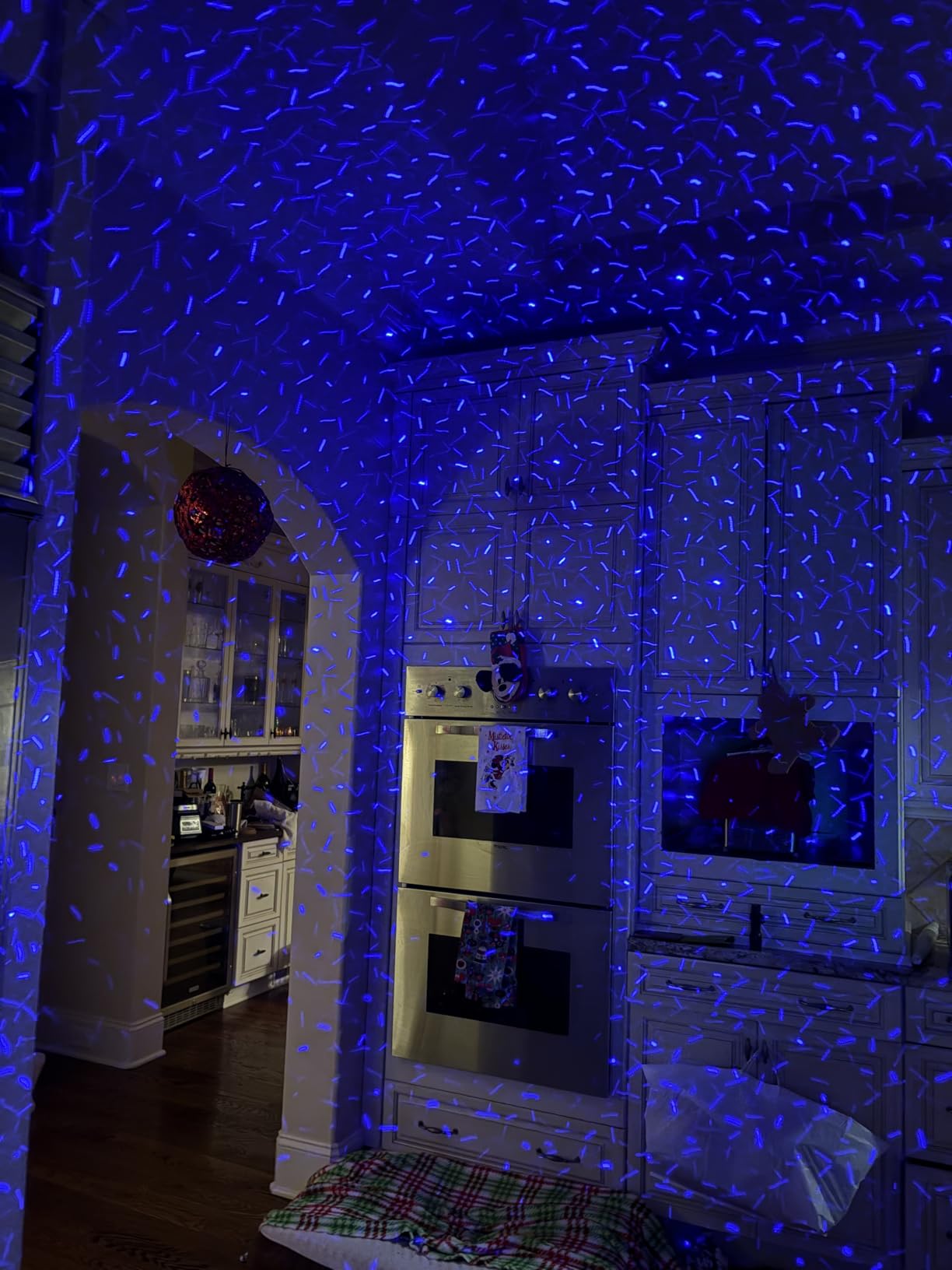 Christmas Laser Lights, Outdoor Garden Laser Lights Projector with Moving RGB Waterproof for Christmas Holiday customer photo 1
