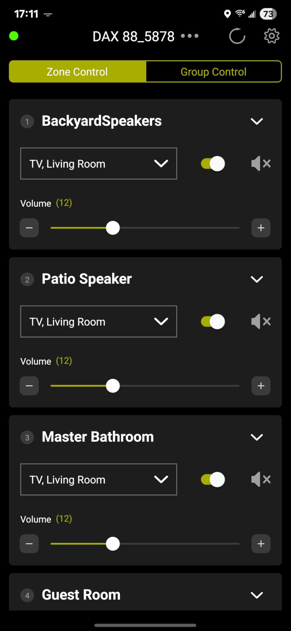 Dayton Audio DAX88 8-Source 8-Zone Bridgeable Distributed Audio Matrix Amplifier with Integrated Wi-fi and Mobile App customer photo 1