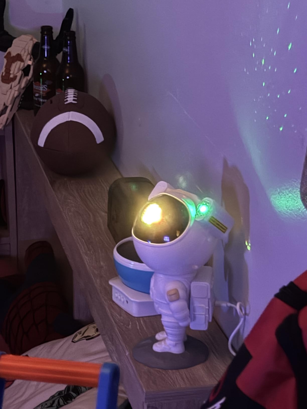 Star Projector Galaxy Night Light - Astronaut Space Projector, Starry Nebula Ceiling LED Lamp with Timer and Remote, Kids Room Decor Aesthetic, for Christmas & Birthdays customer photo 1