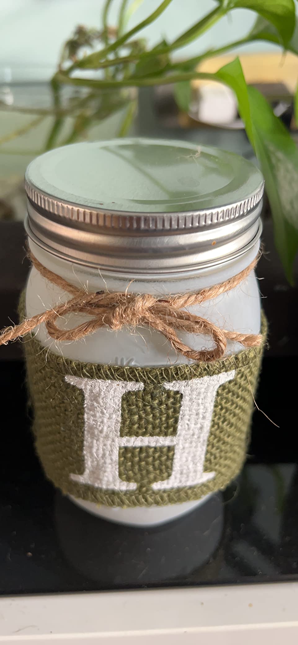 eleganttime Wide Mouth Mason Jars 32 oz with Lids and Bands Set of 12 Jars,Quart Large Glass Mason Jars with Airtight Lids,Great for Canning,Fermentation and Preservation customer photo 1
