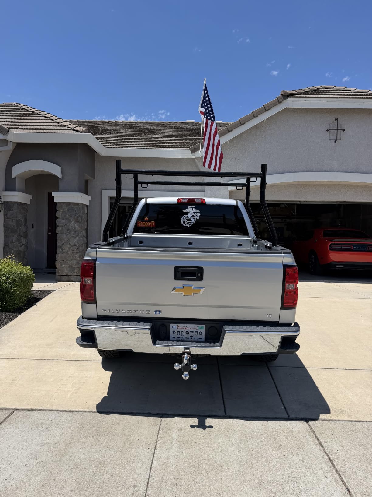 Ladder Rack for Truck Non-Drilling, 800 lbs Capacity customer photo 1