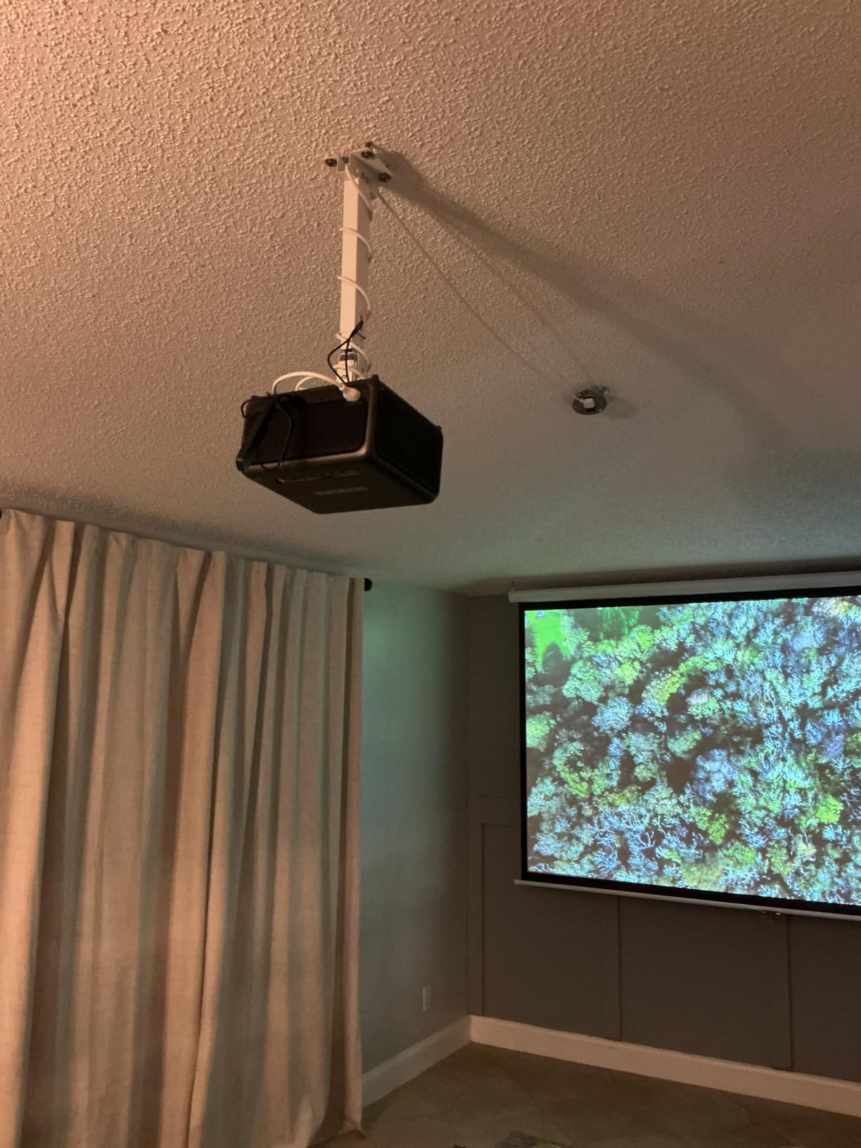 WALI Universal 3-in-1 Projector Ceiling Wall Mount for LCD/DLP Projectors customer photo 1