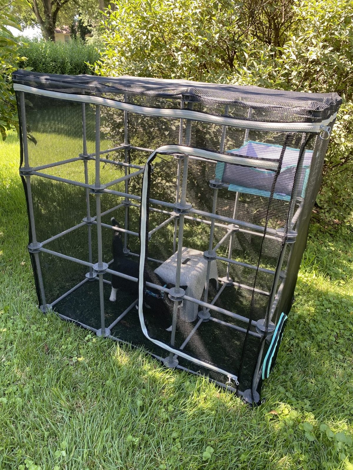 Kitty City Outdoor Catio Furniture and Play Kits for Cats, Outdoor Mega Kit customer photo 1
